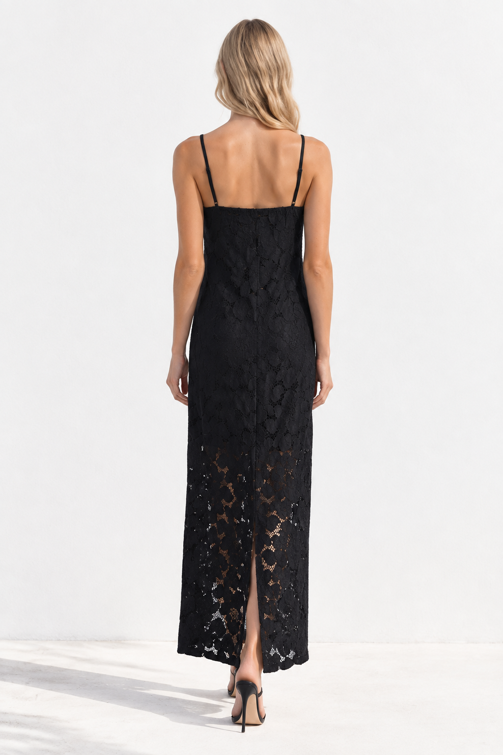 Sharni Lace Maxi Black