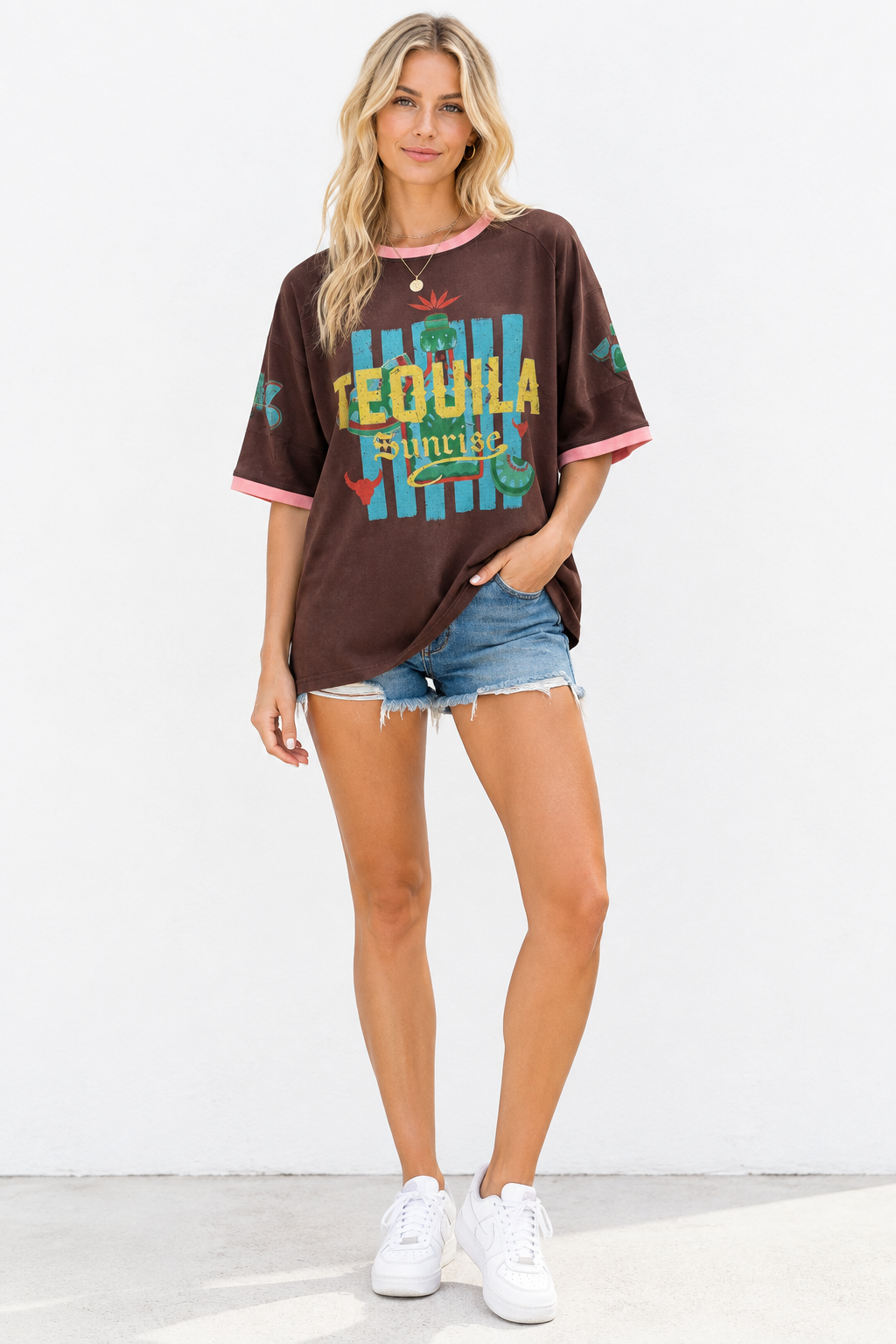 Tequila Sunrise Tee Chocolate