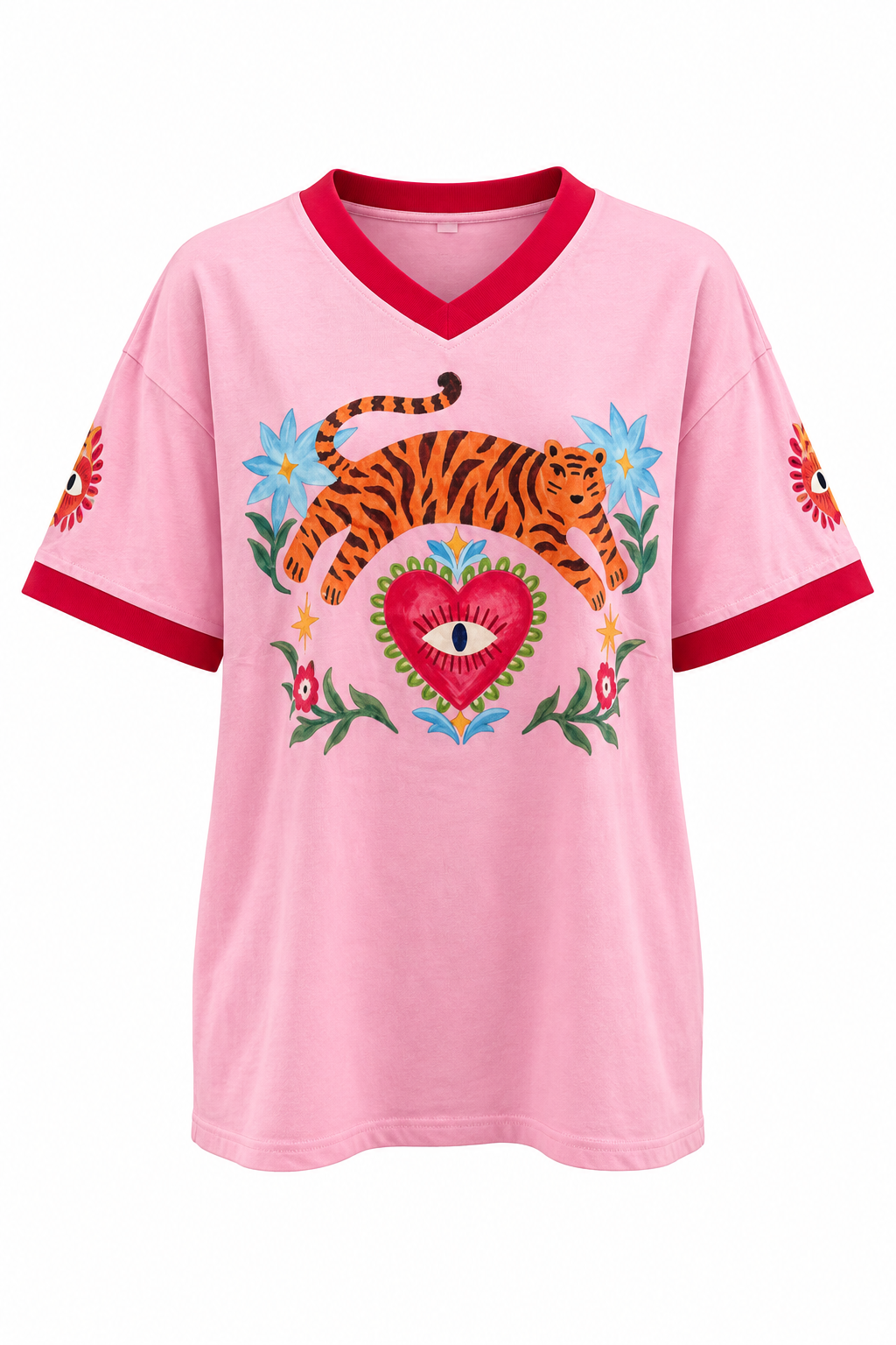 Tiger Eye By Frankie Tee Pink