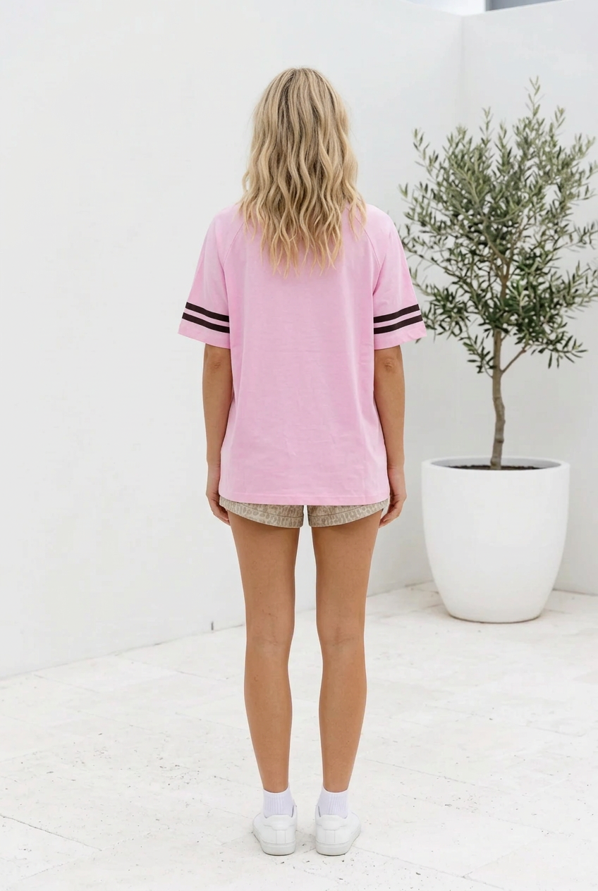 Love of Vino Tee Pink