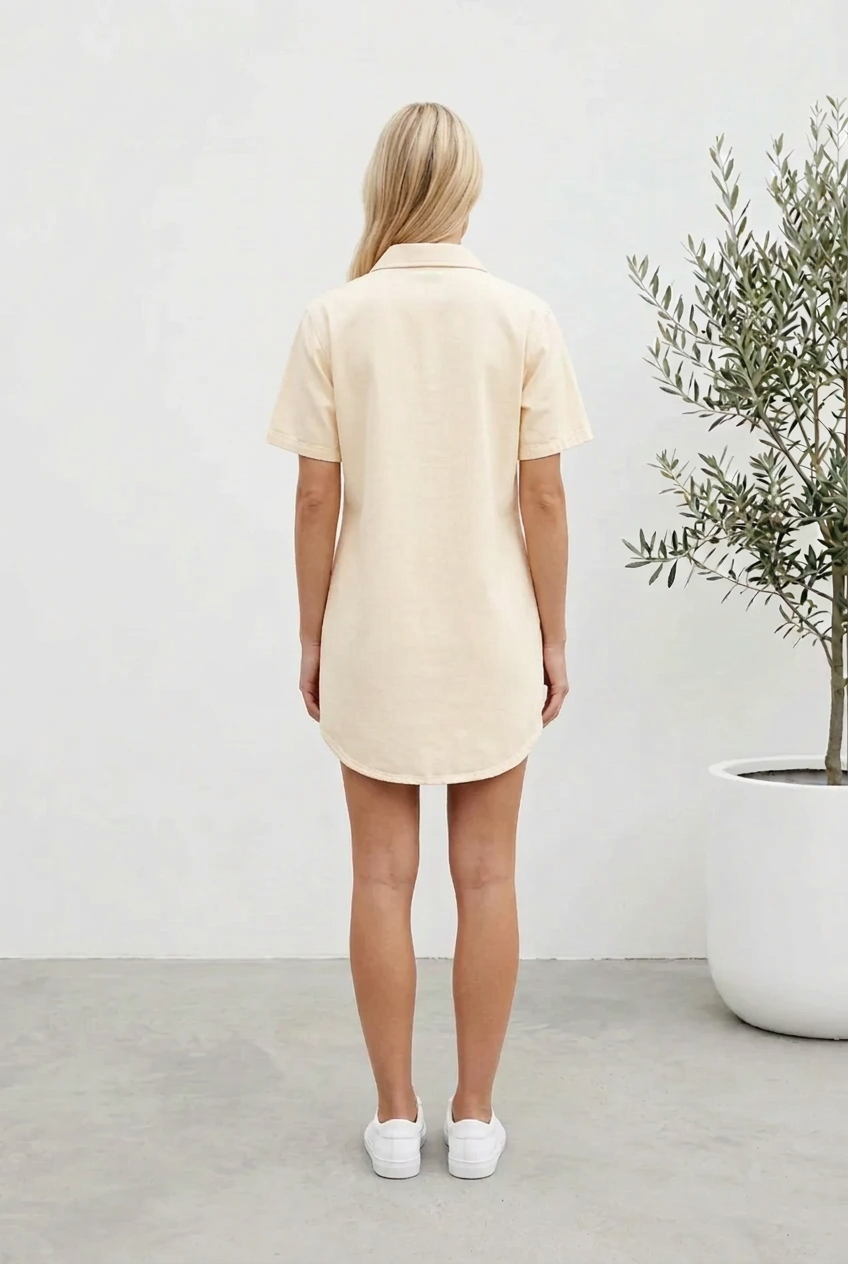 Maddy Shirt Dress Buttercup