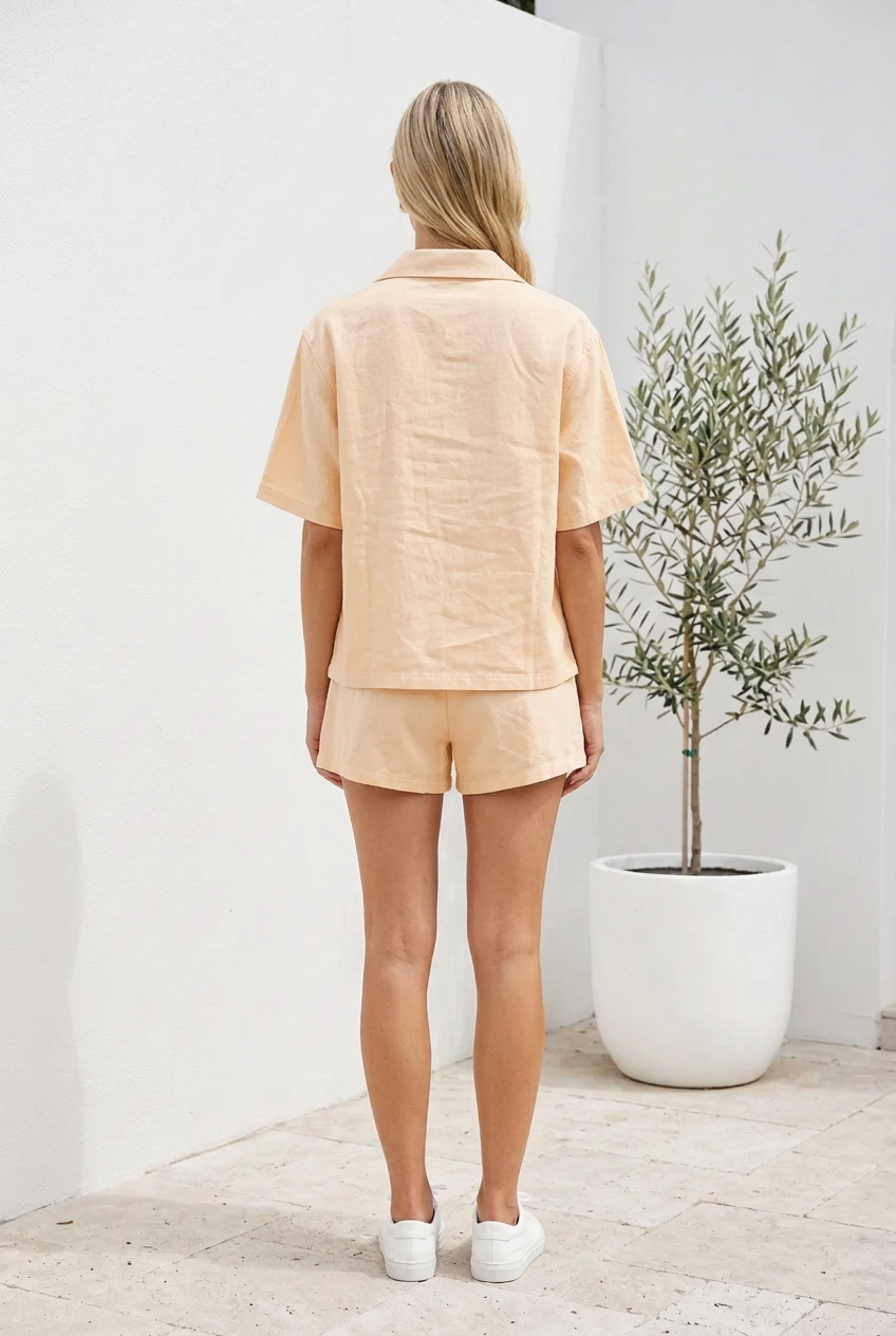 Maddy Shirt & Short Set Buttercup