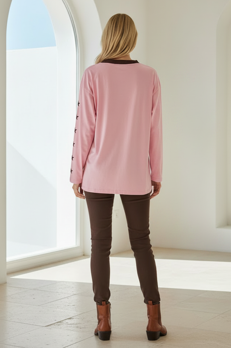 Lovers Club Mermaid Tee Pink