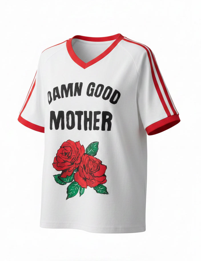 Damn Good Mother Tee White