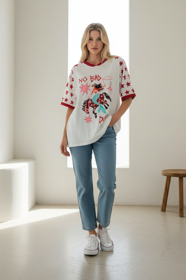 No Bad Days Tee White