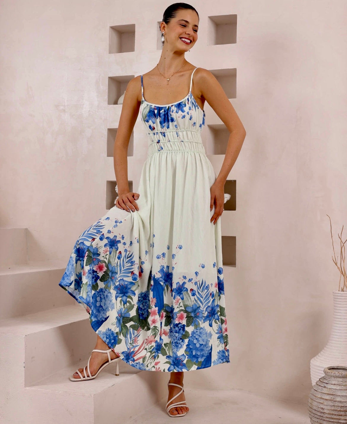 Aubrie Maxi Dress Blue