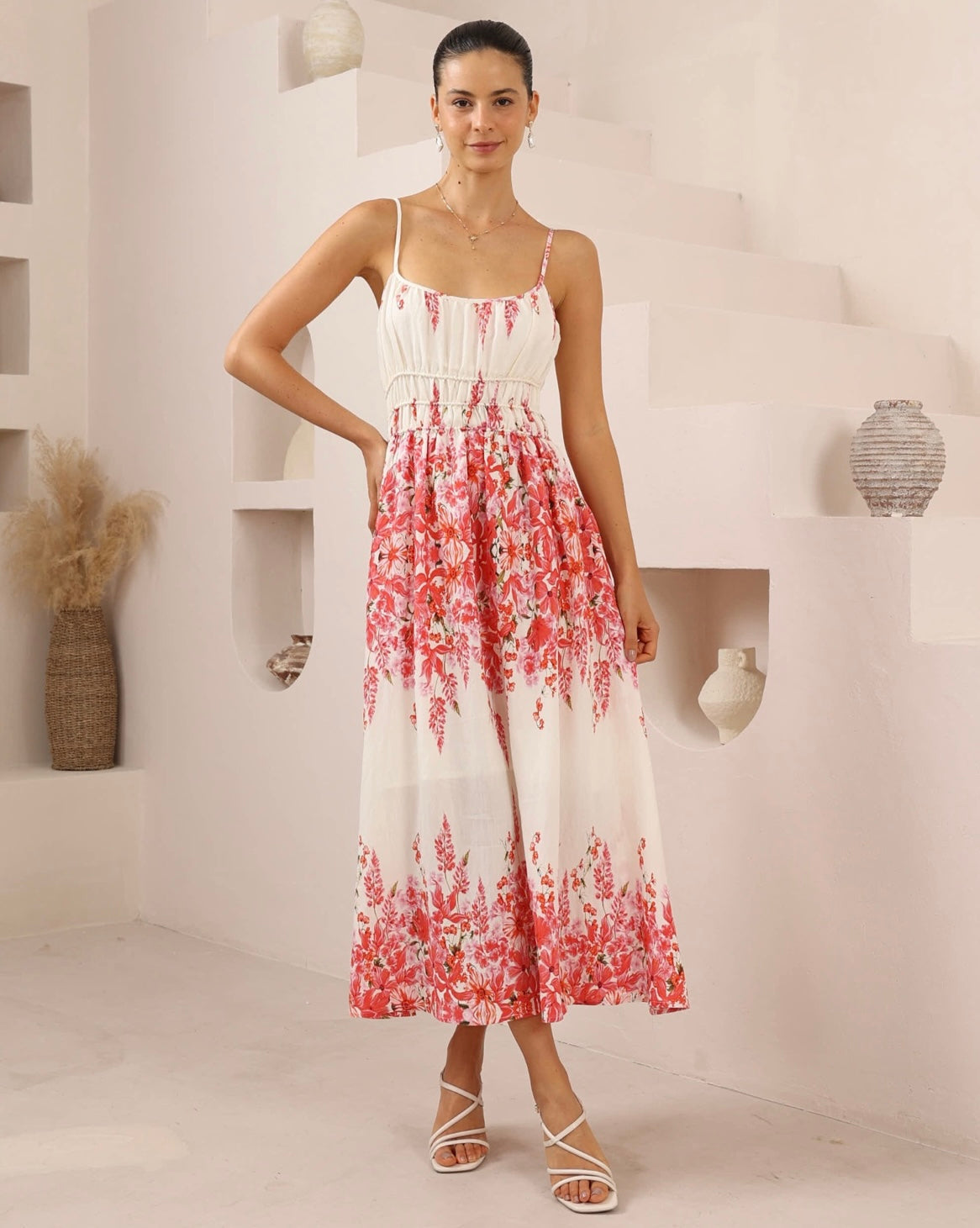Aubrie Maxi Dress Red