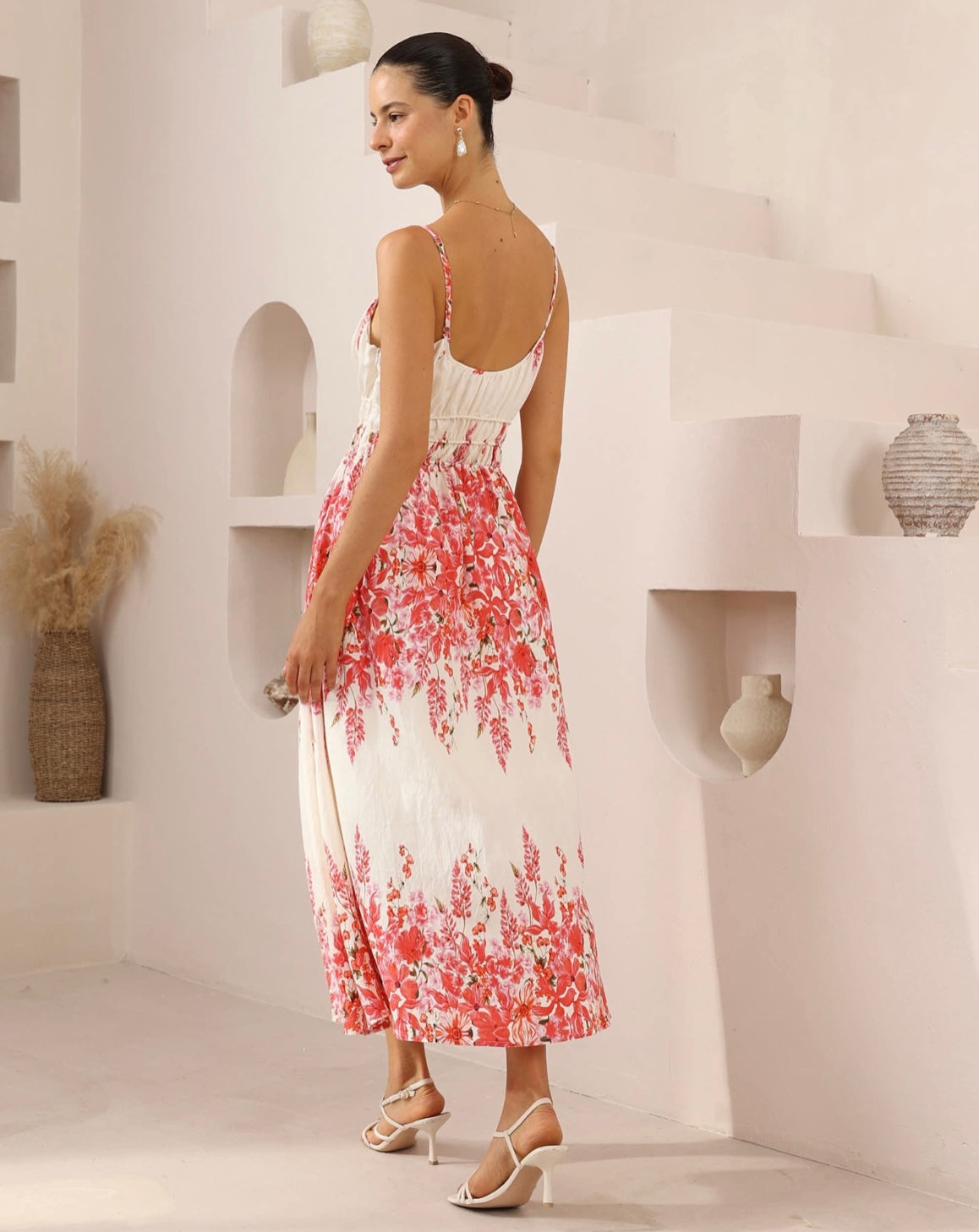 Aubrie Maxi Dress Red