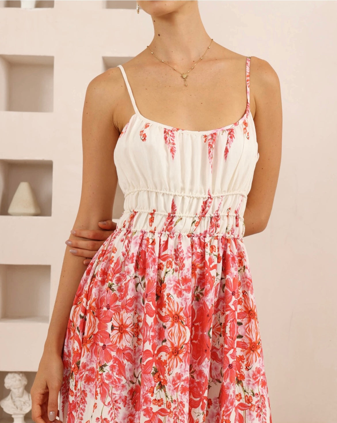 Aubrie Maxi Dress Red