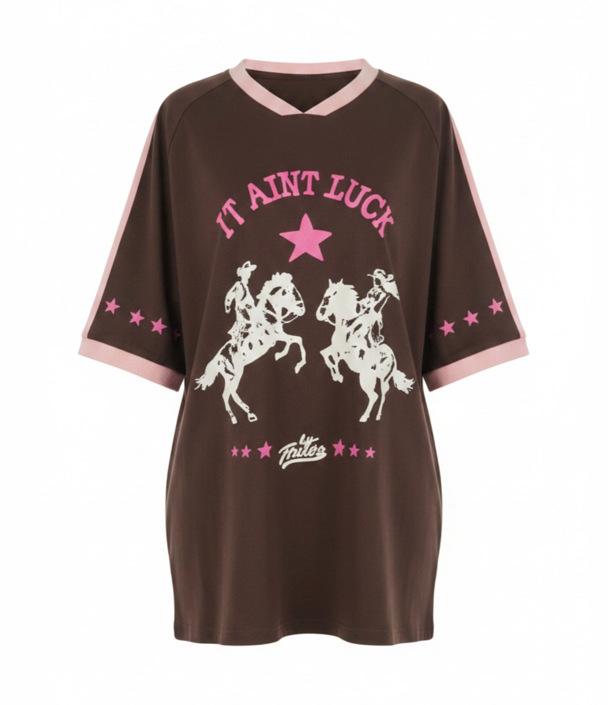 It Ain't Luck Tee Chocolate