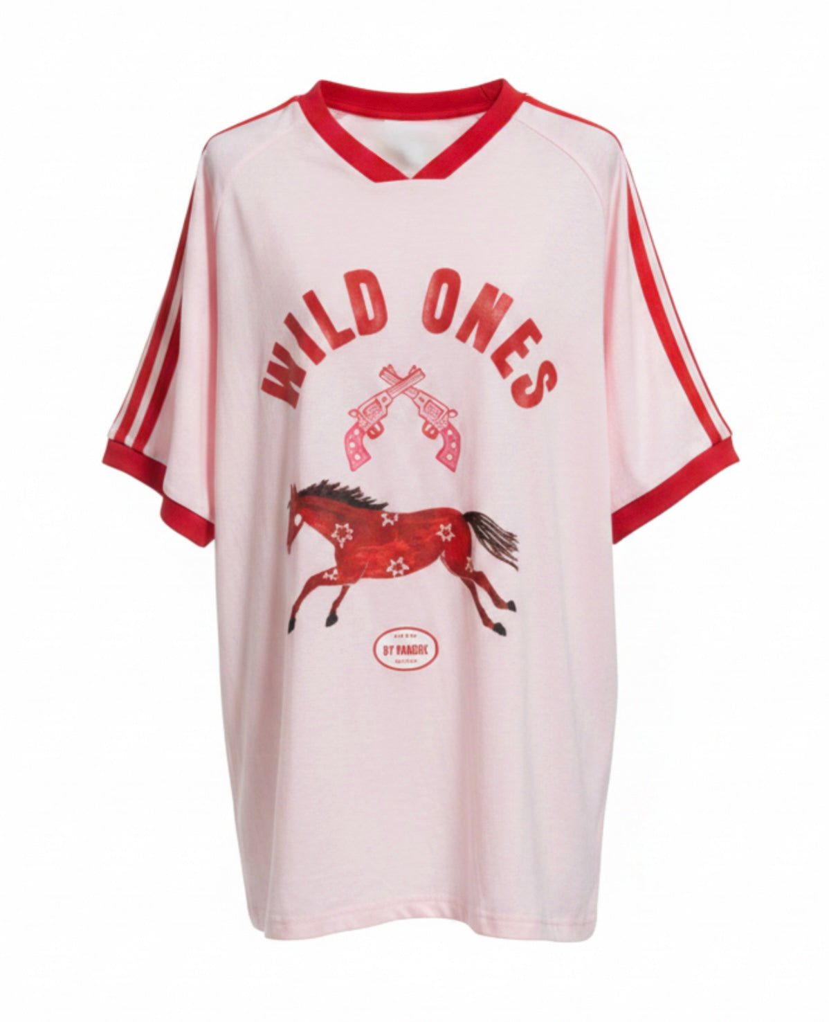 Wild Ones By Frankie Tee Pale Pink