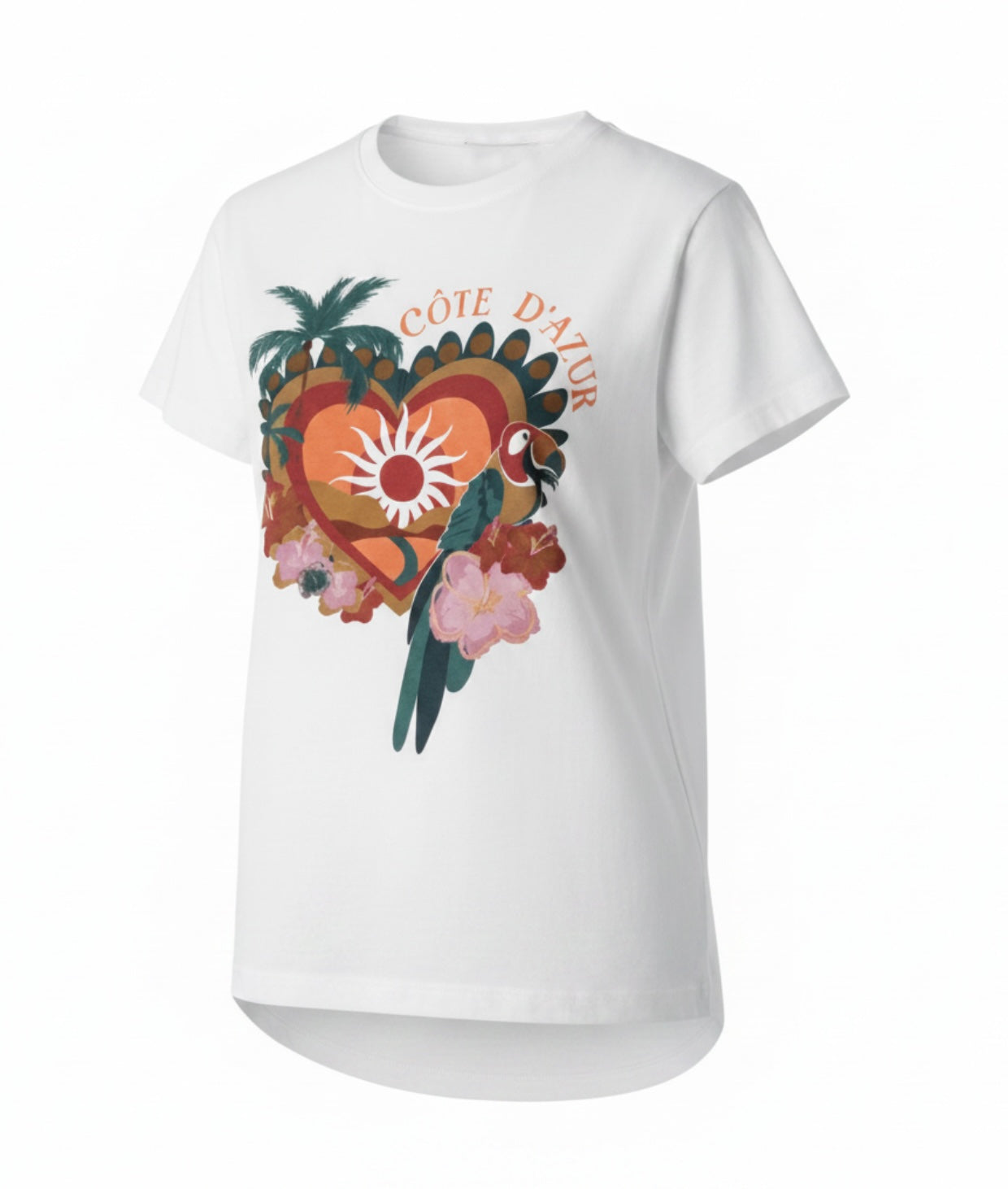 Coast of Azur Tee White