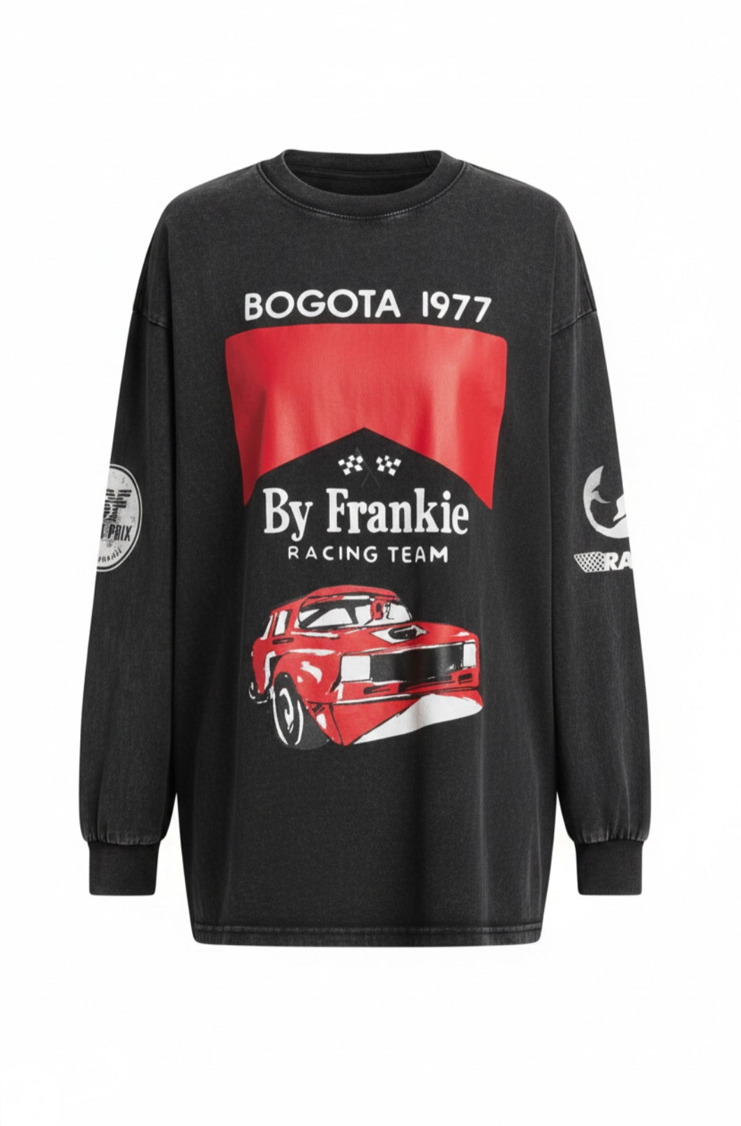 By Frankie Racing Team Long Sleeve Tee Black