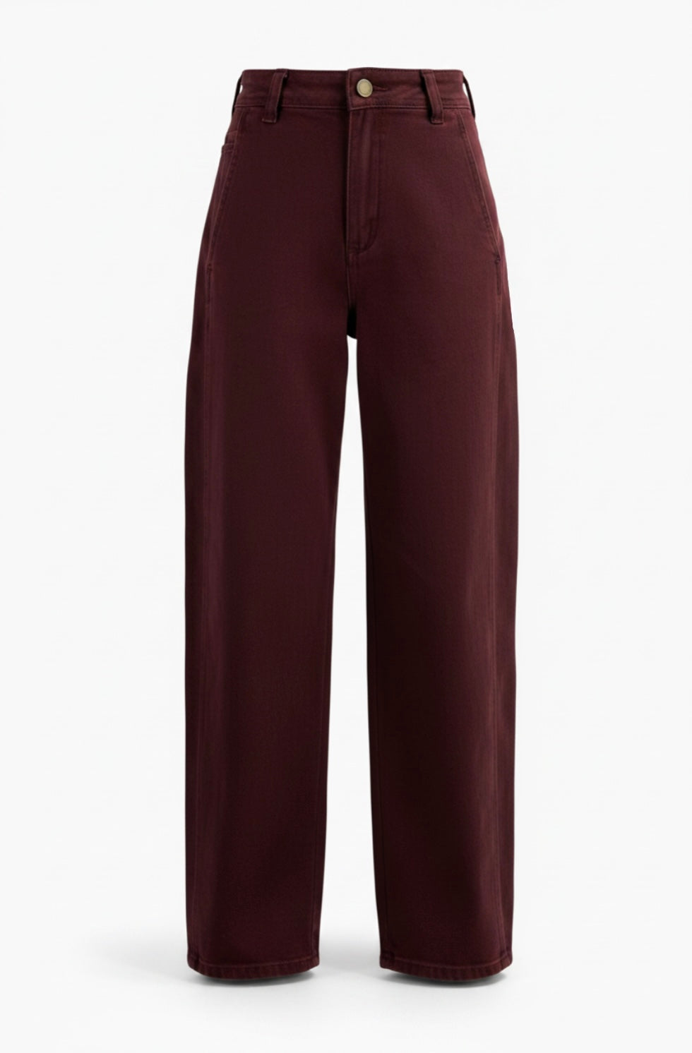 Country Denim Barrel Jean Wine