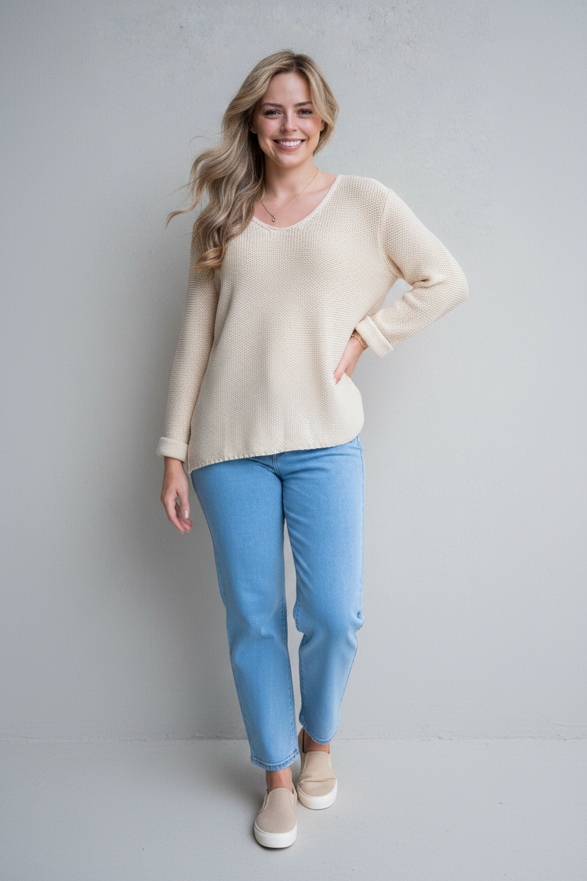 Billi Knit Jumper Beige