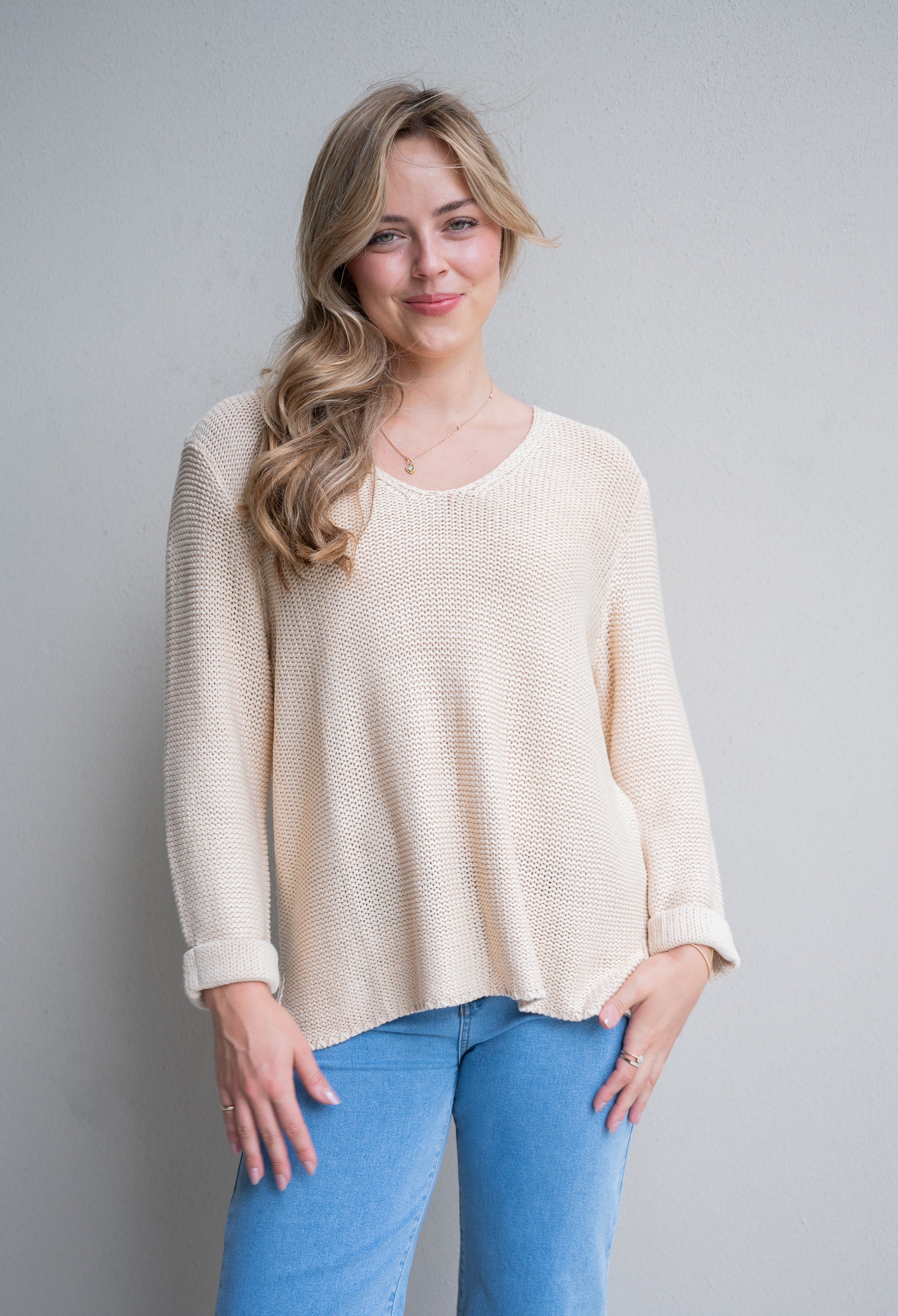 Billi Knit Jumper Beige