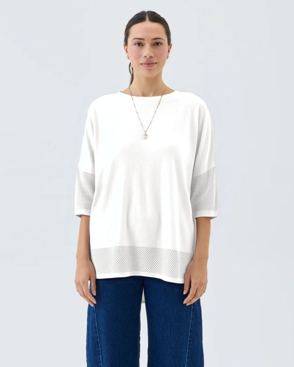 Keisha Knit Top White