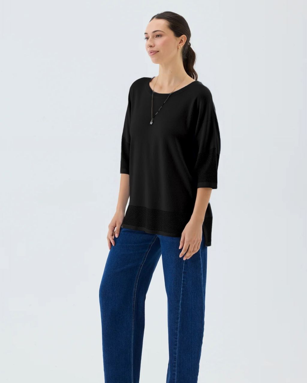 Keisha Knit Top Black