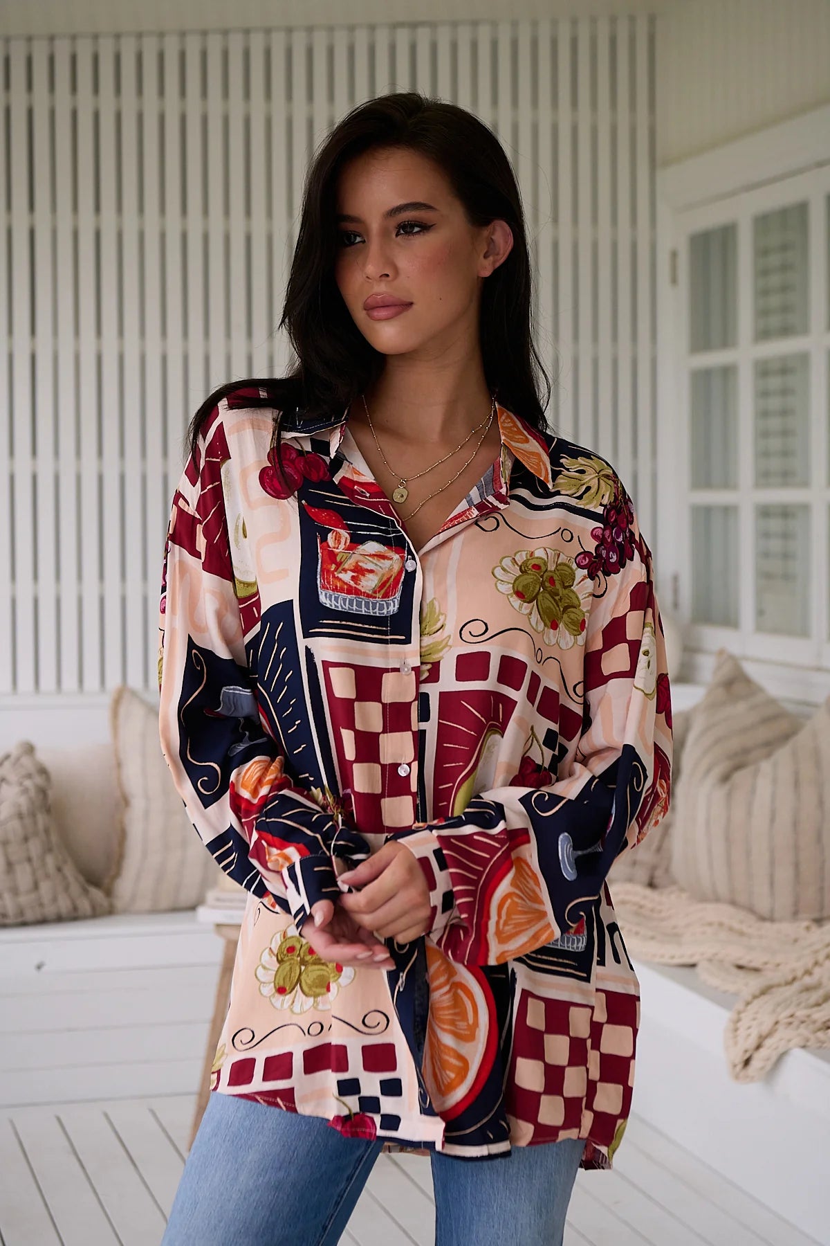 Fae Shirt - Barossa Print