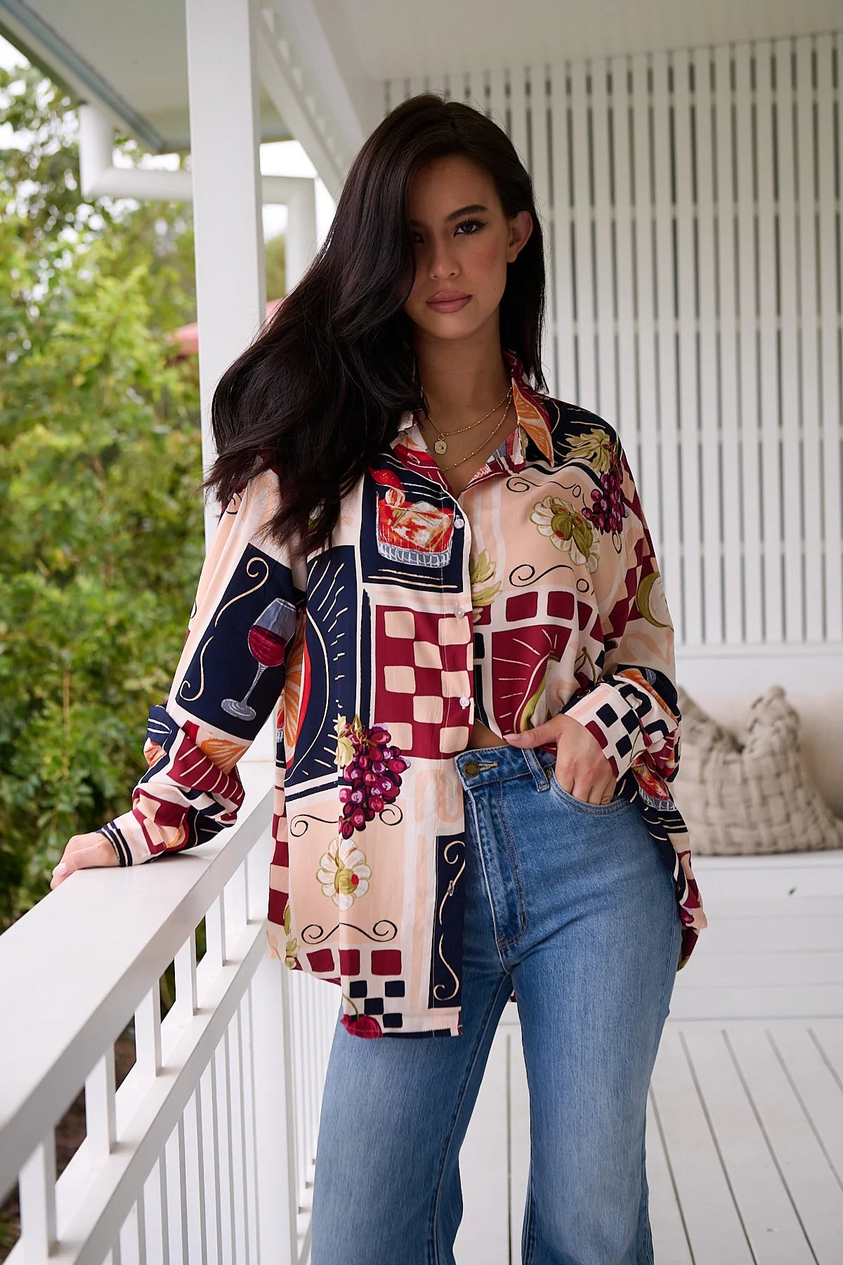 Fae Shirt - Barossa Print