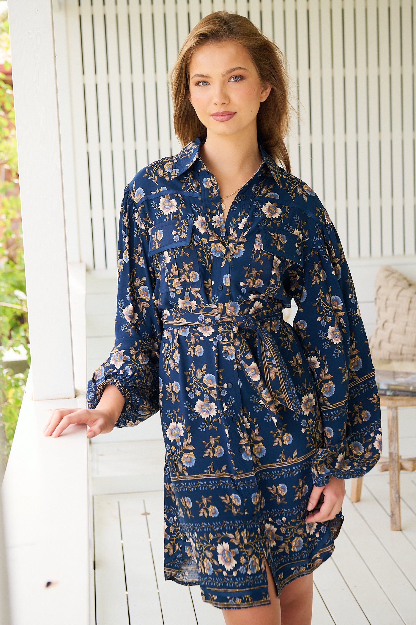 Beverly Dress -Adeline Print