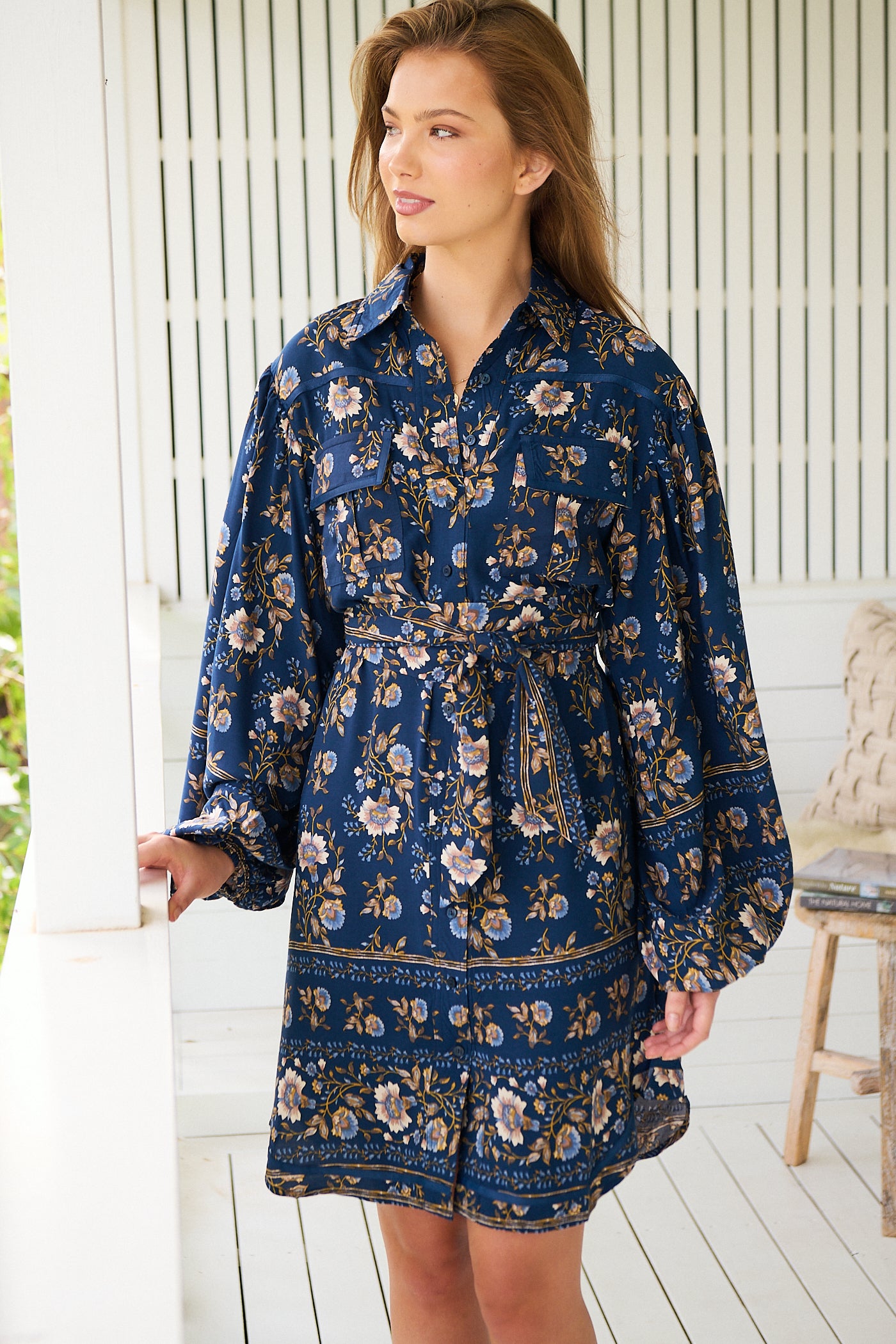 Beverly Dress -Adeline Print