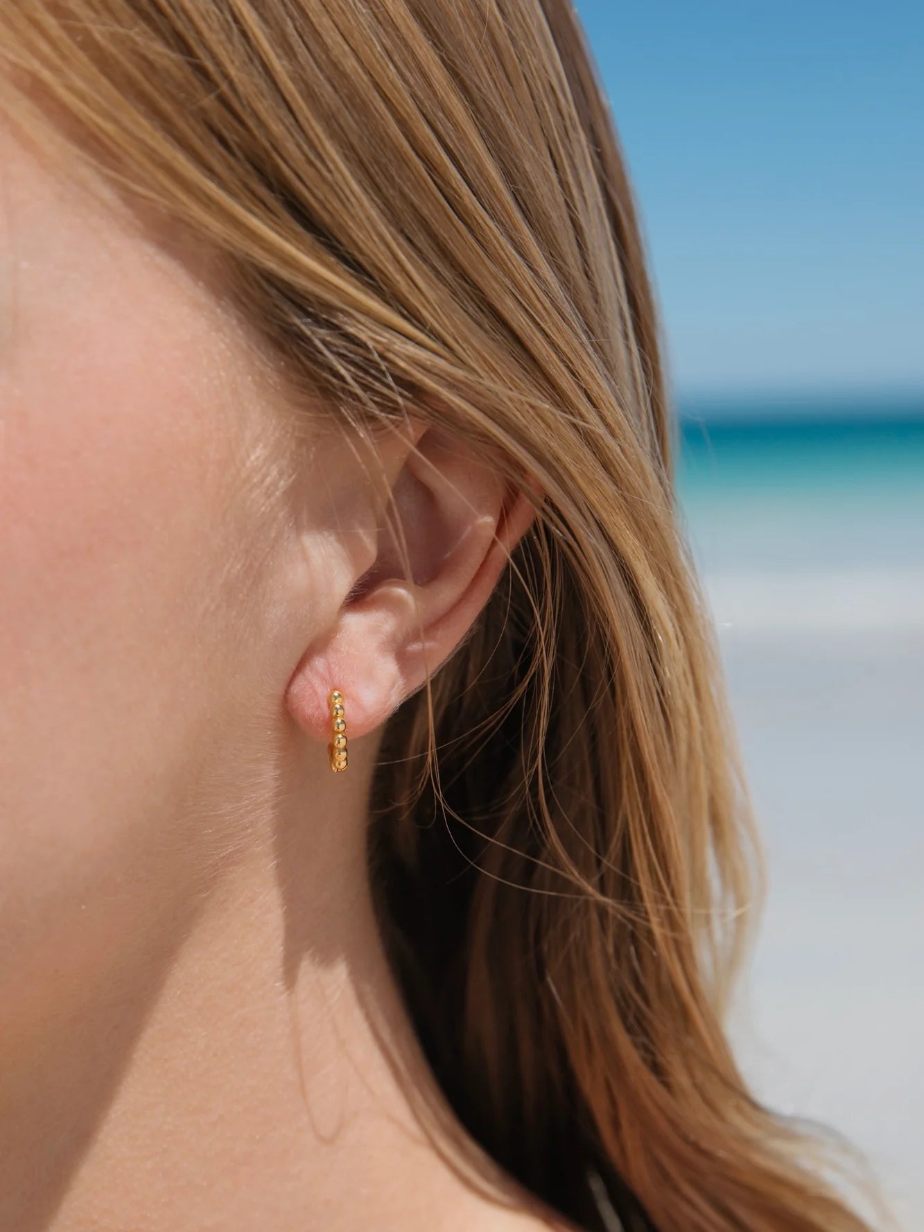 Kauai Sun Hoops in 18k Gold Vermeil