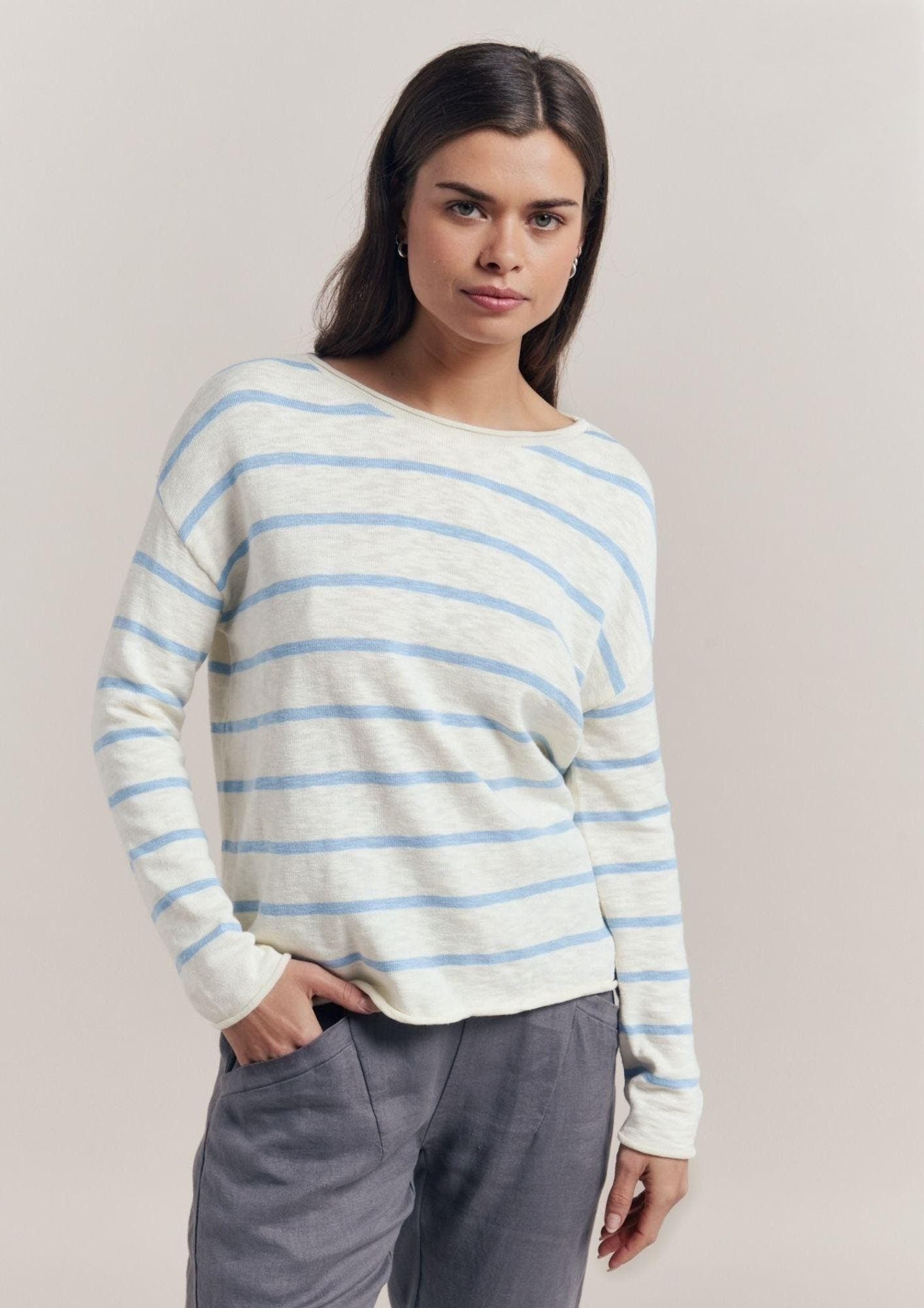 Minnie Top Milk / Blue