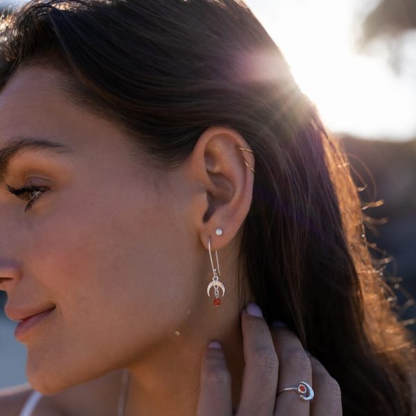 Noor Earrings in Silver