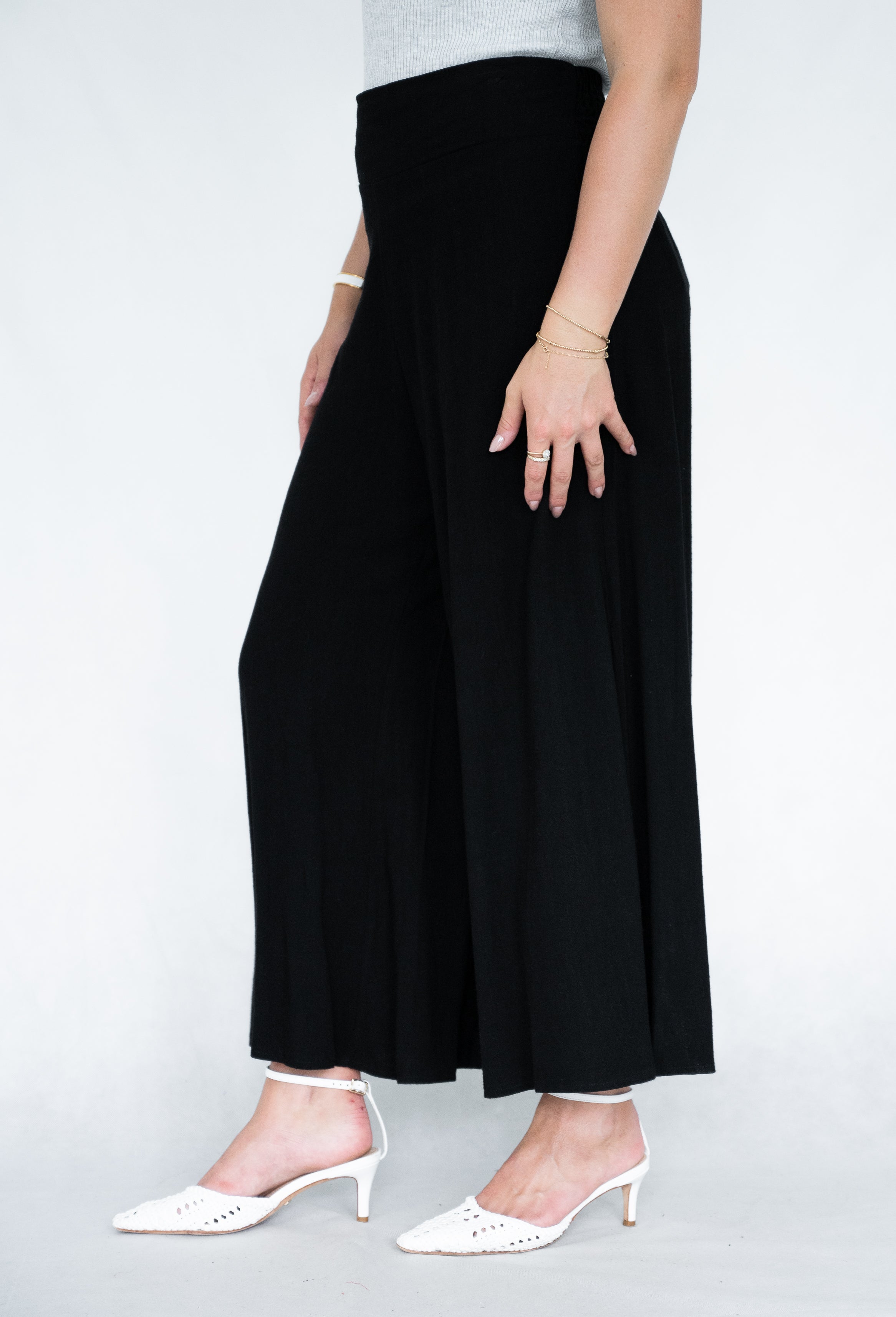 Classic Wide Leg Linen Pant