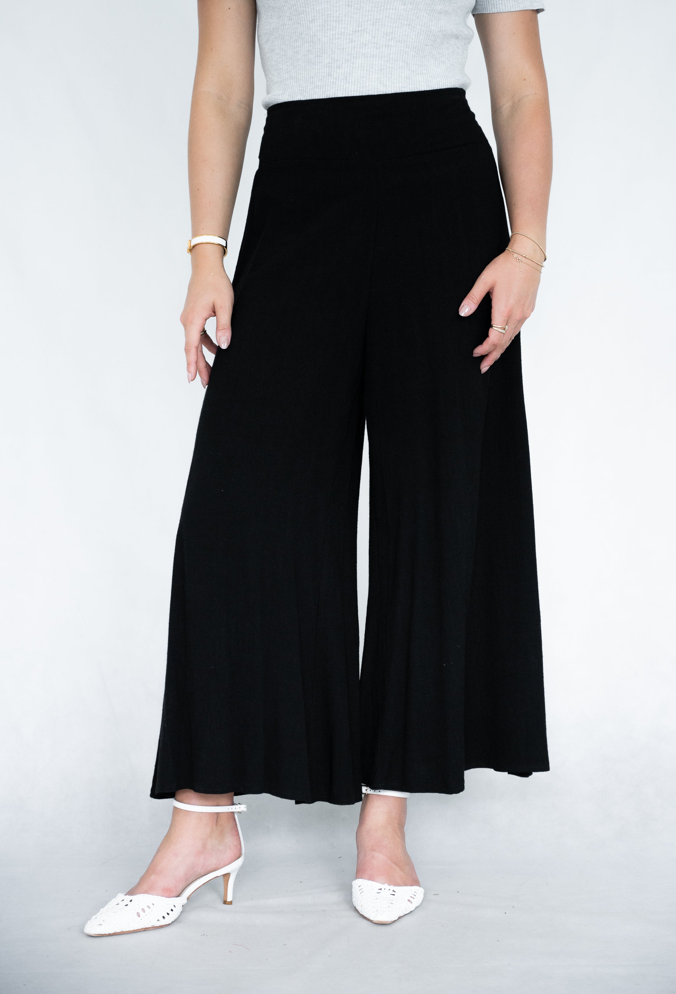Classic Wide Leg Linen Pant