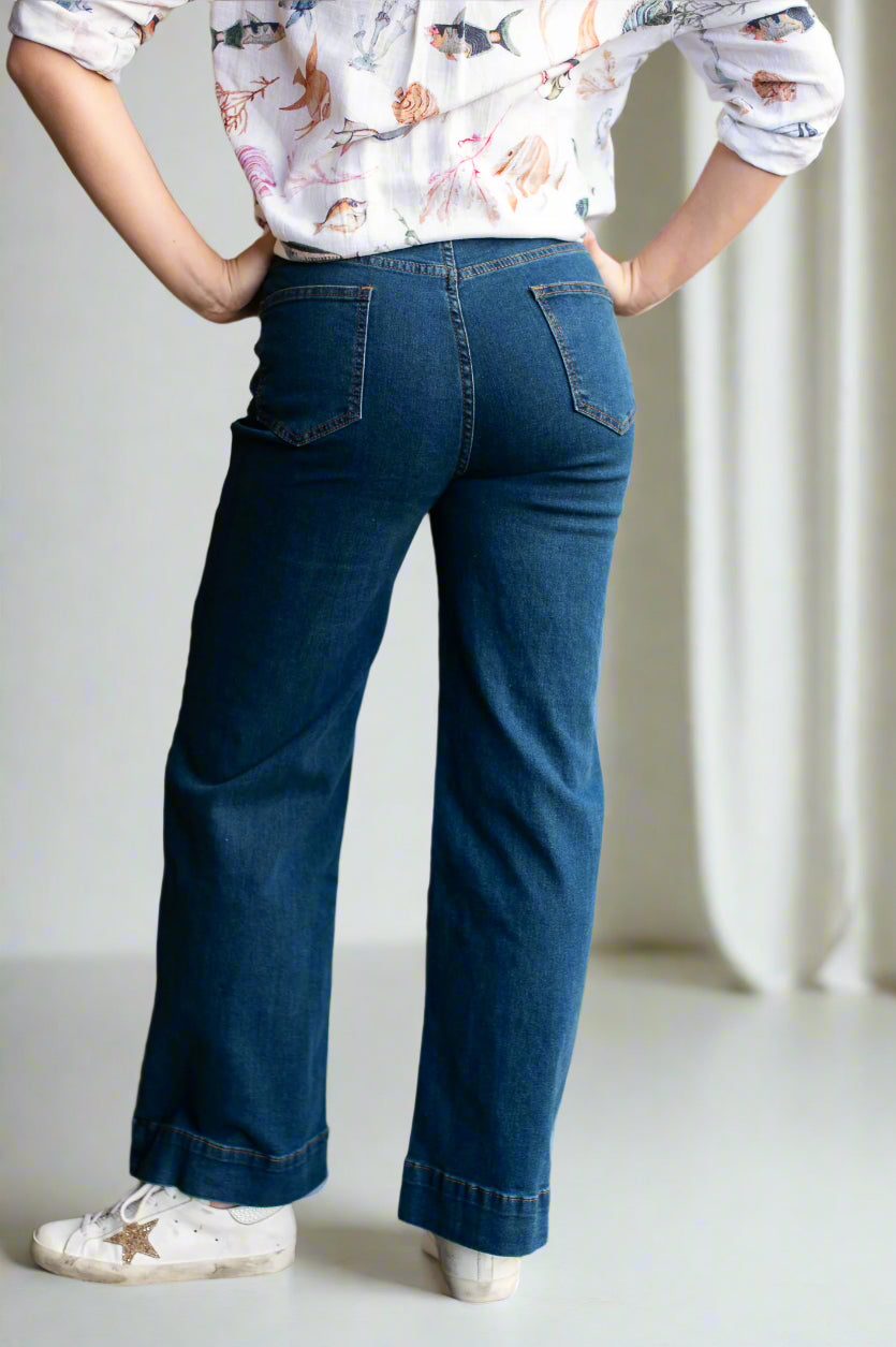 The Wide Leg Jean Dark