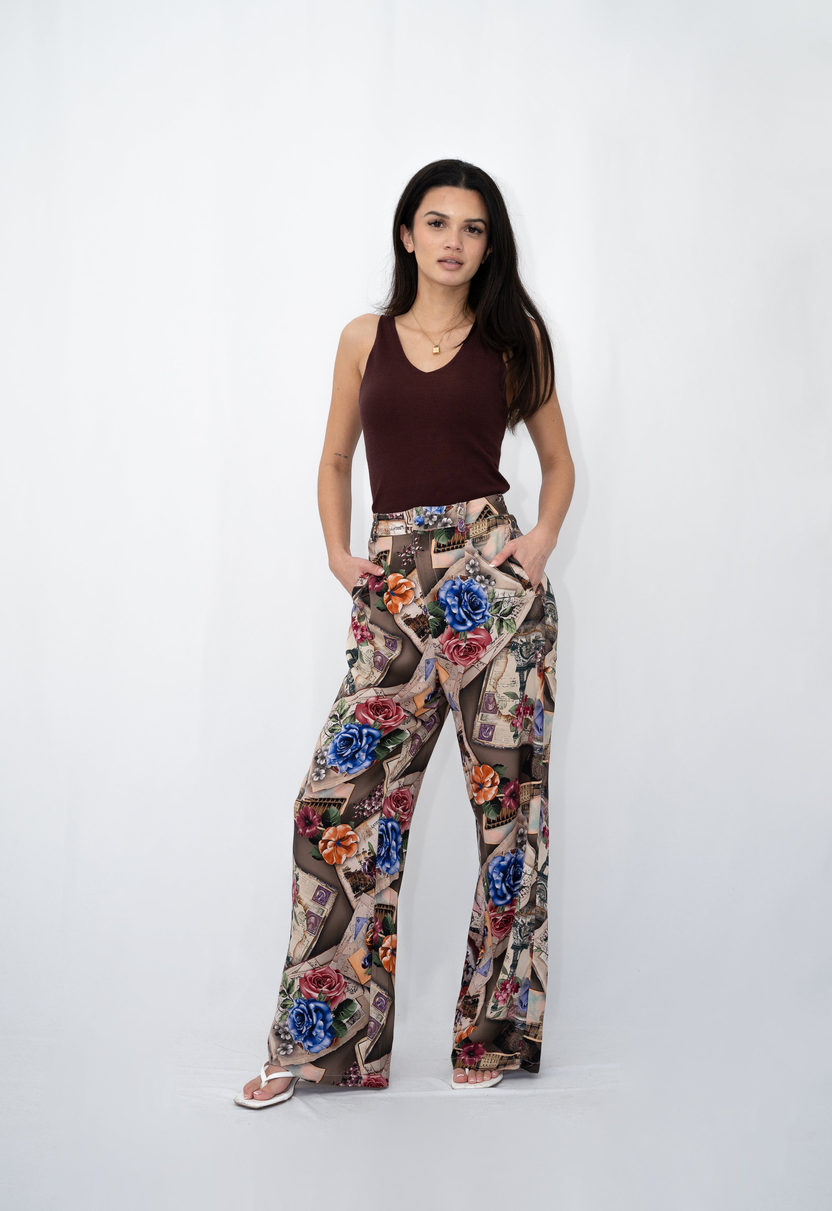 French Collage Pant