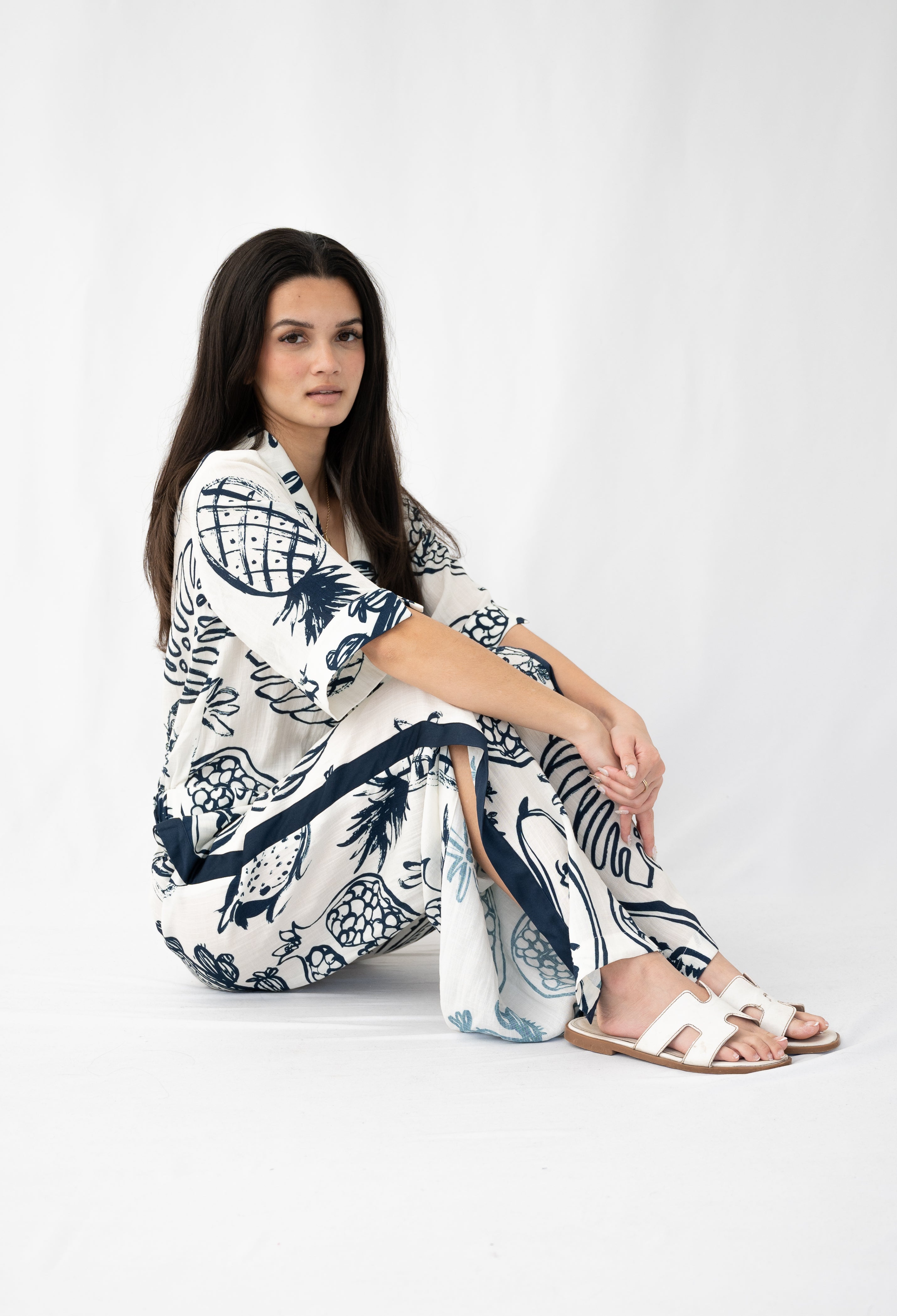 Exotic Fruit Wrap Top