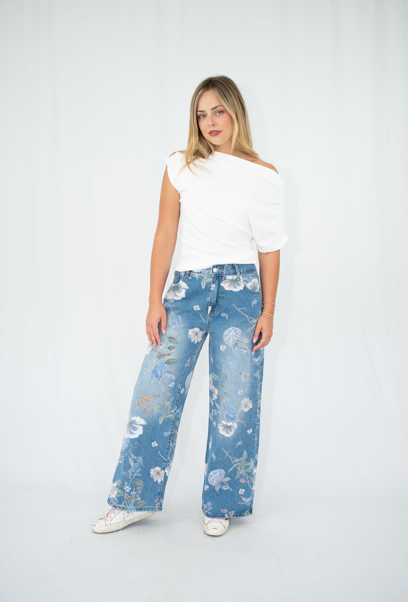 Milan Floral Denim Jean