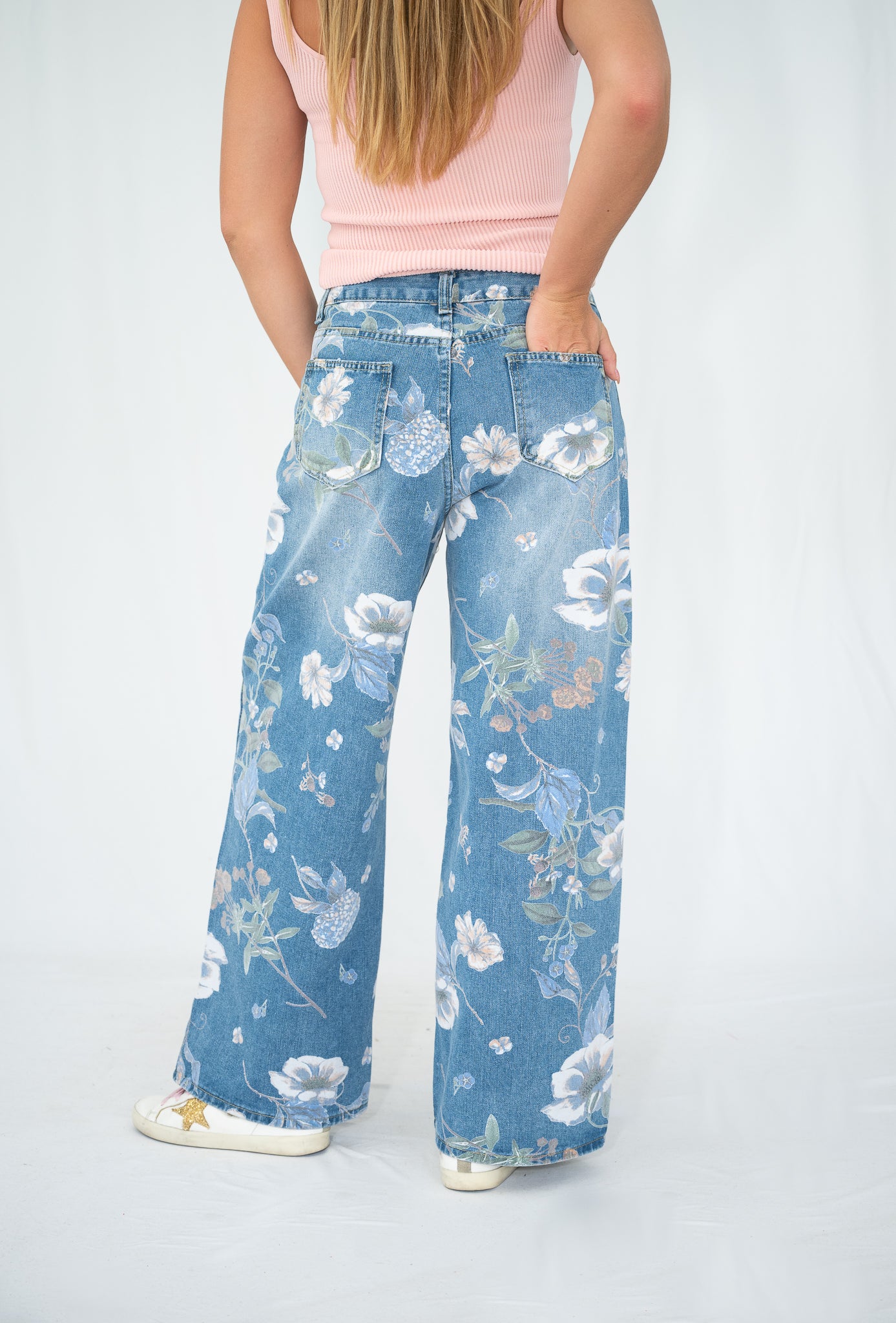 Milan Floral Denim Jean