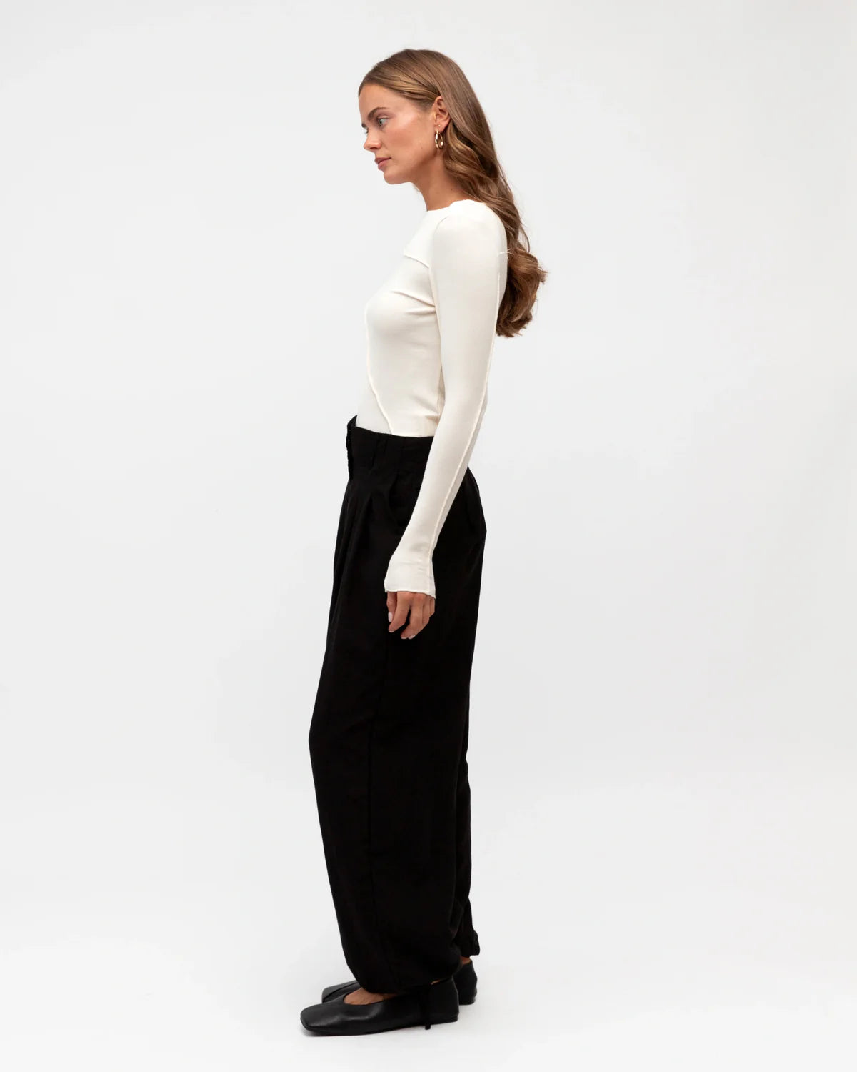 Acia Balloon Pant Black