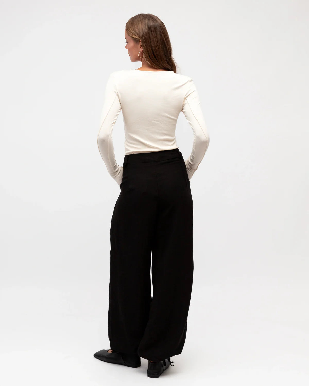 Acia Balloon Pant Black