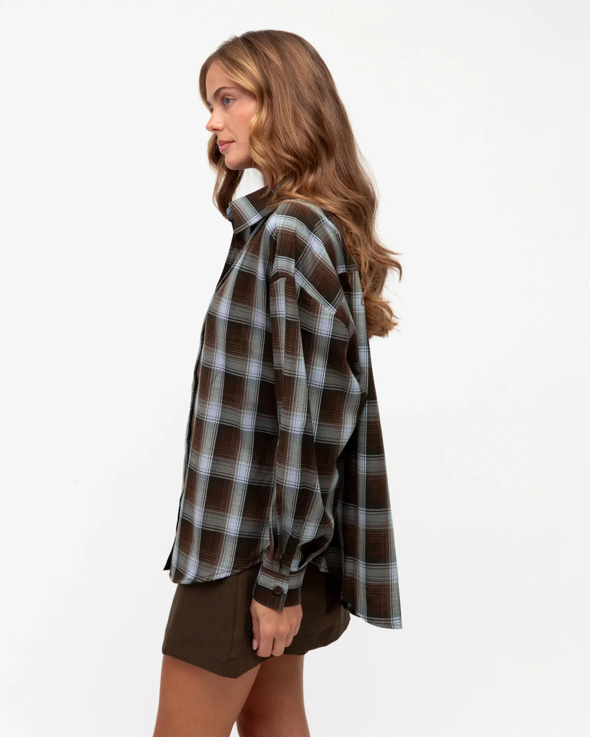 Sam Check Shirt Blue