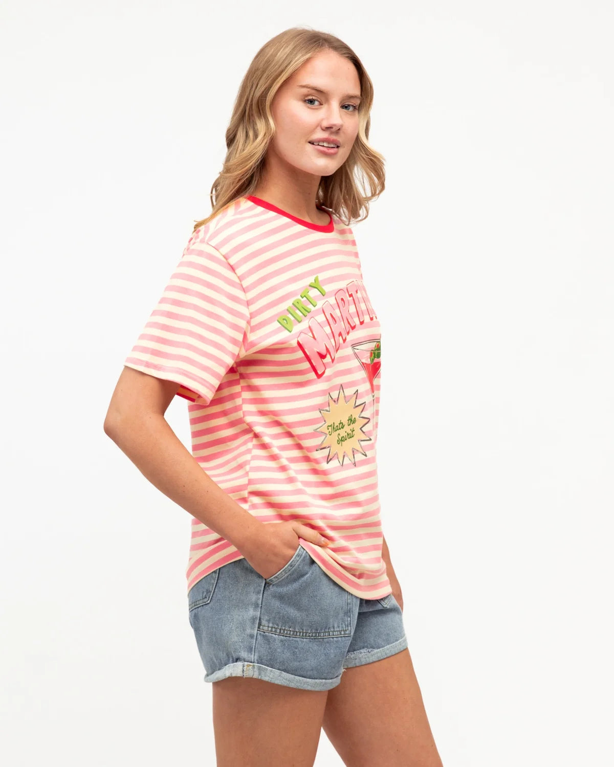 Dirty Martini Tee by Paper Heart