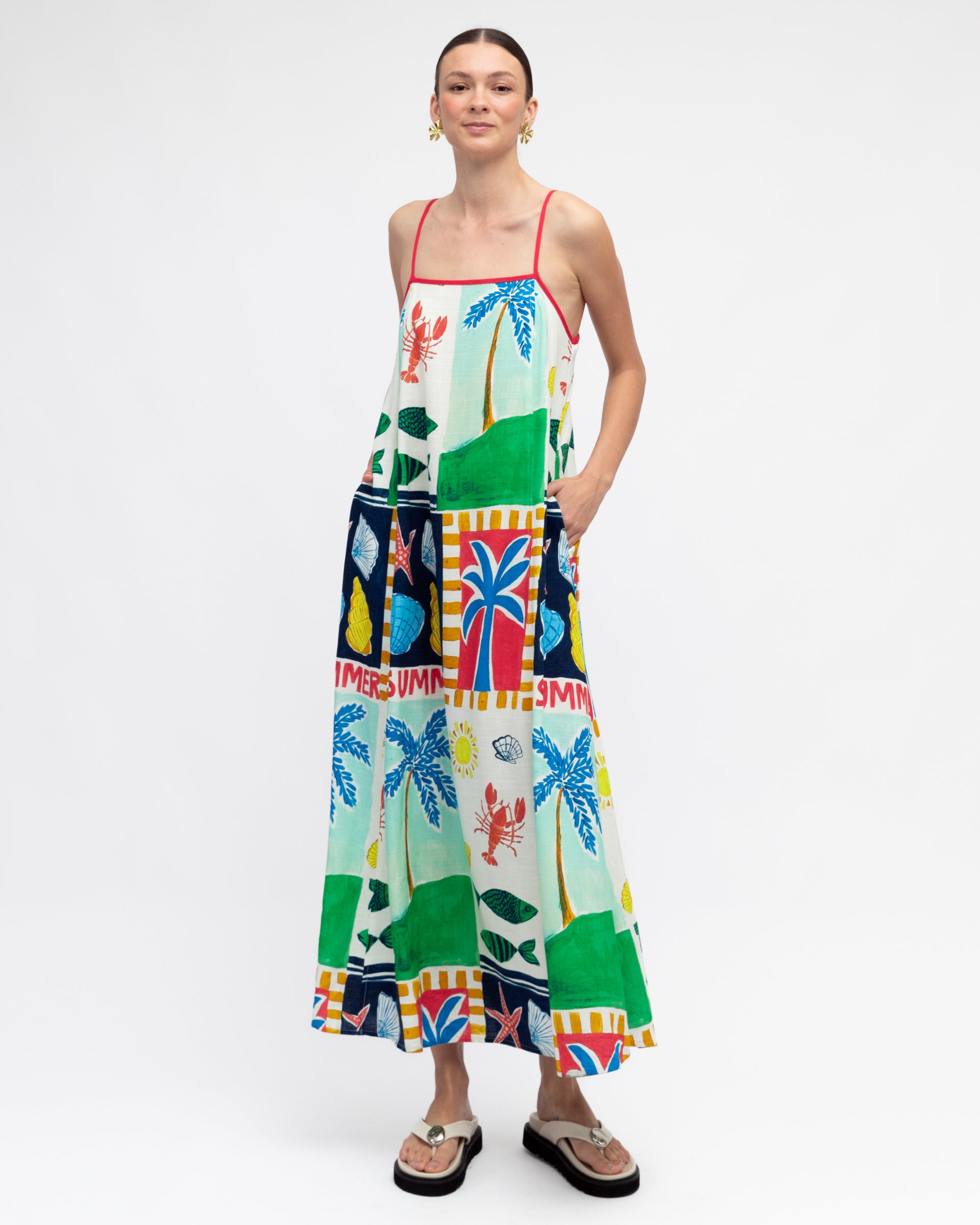 Soleil Summer Midi Dress