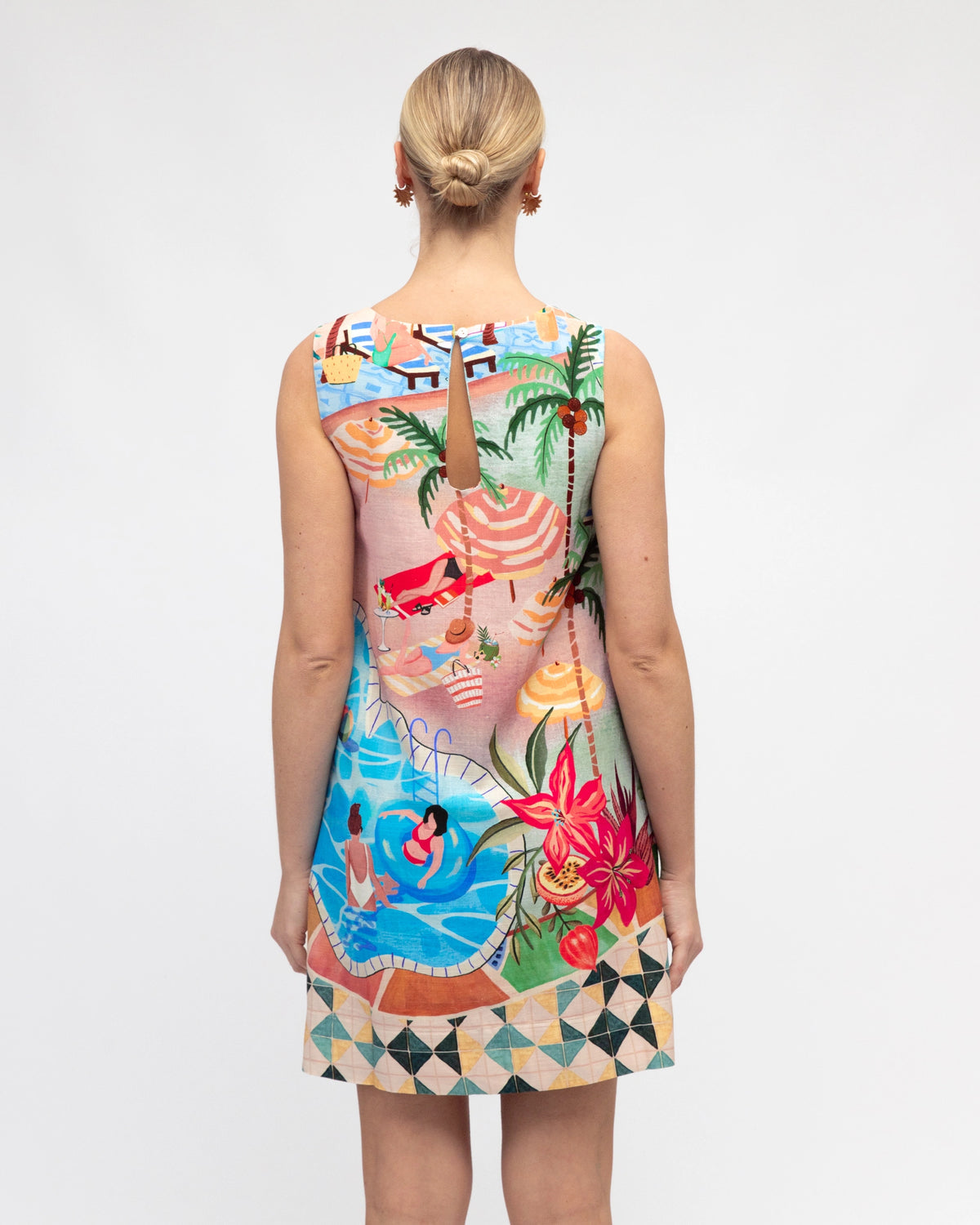 Poolside A-Line Short Dress