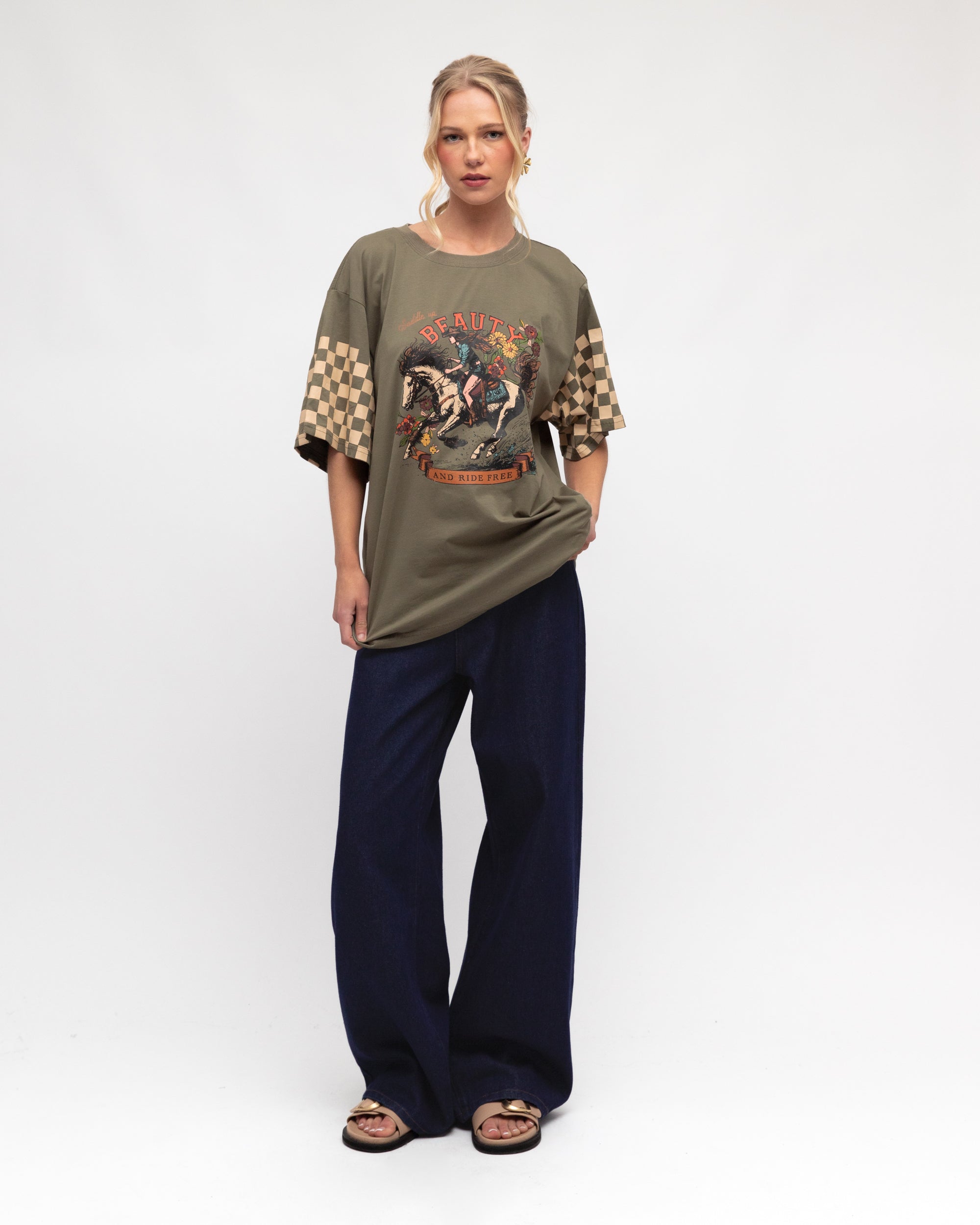 Wild West Tee Khaki