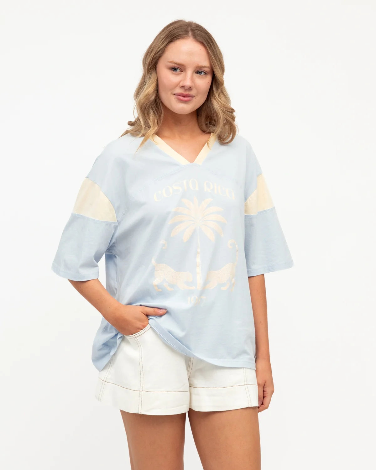 Costa Rica Dreams Tee Blue