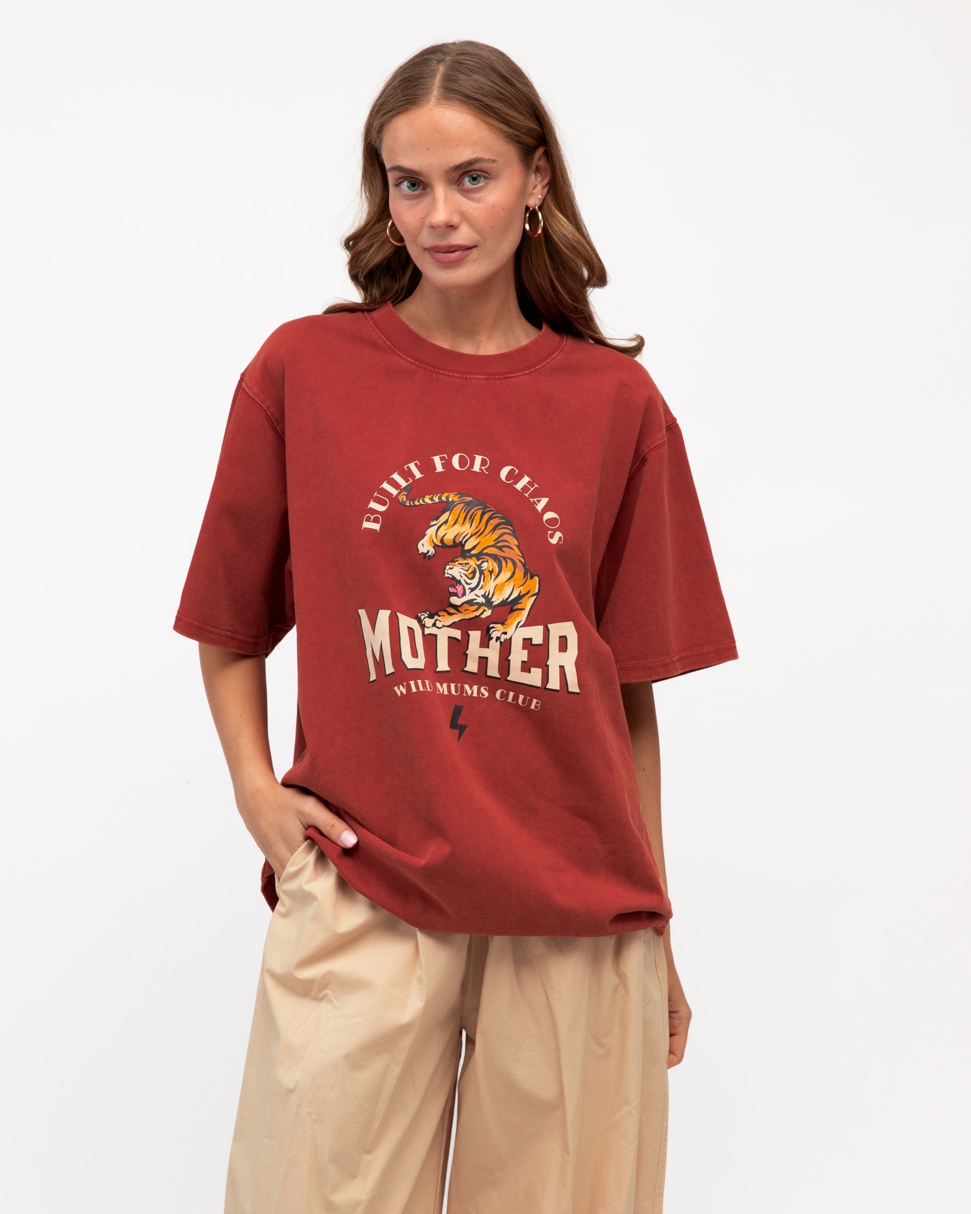 Mother Chaos Tee Red Acid