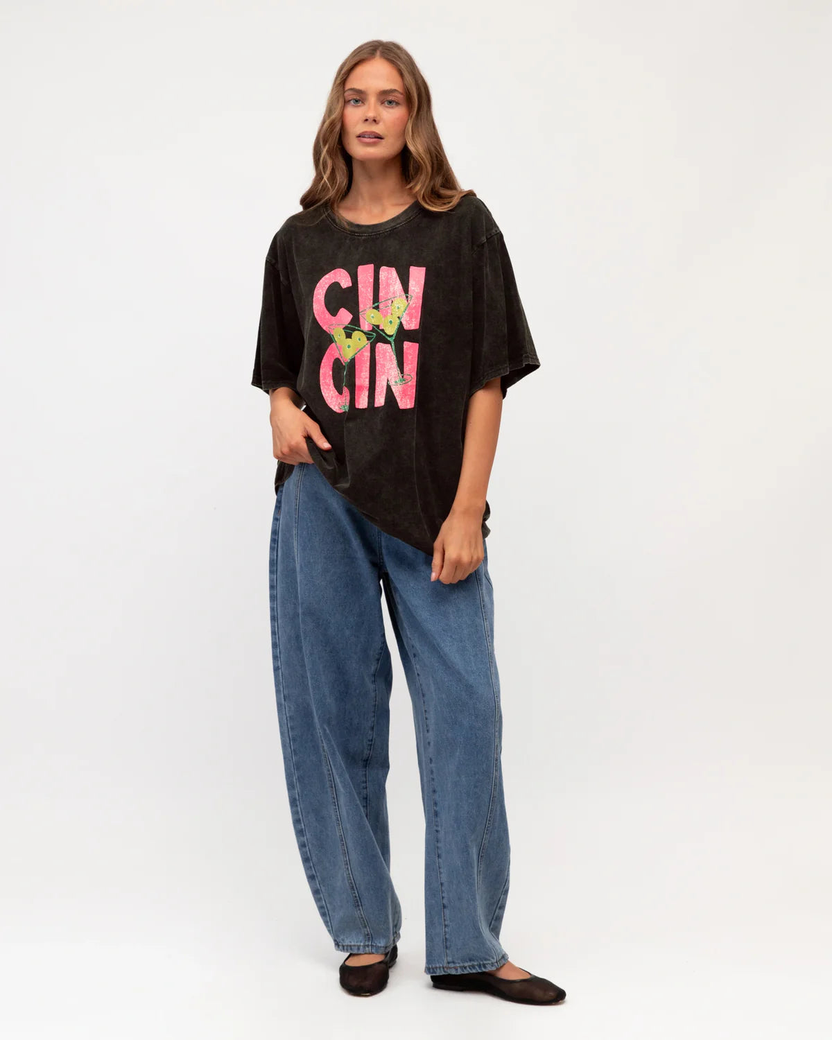 Cin Cin Paper Heart Tee
