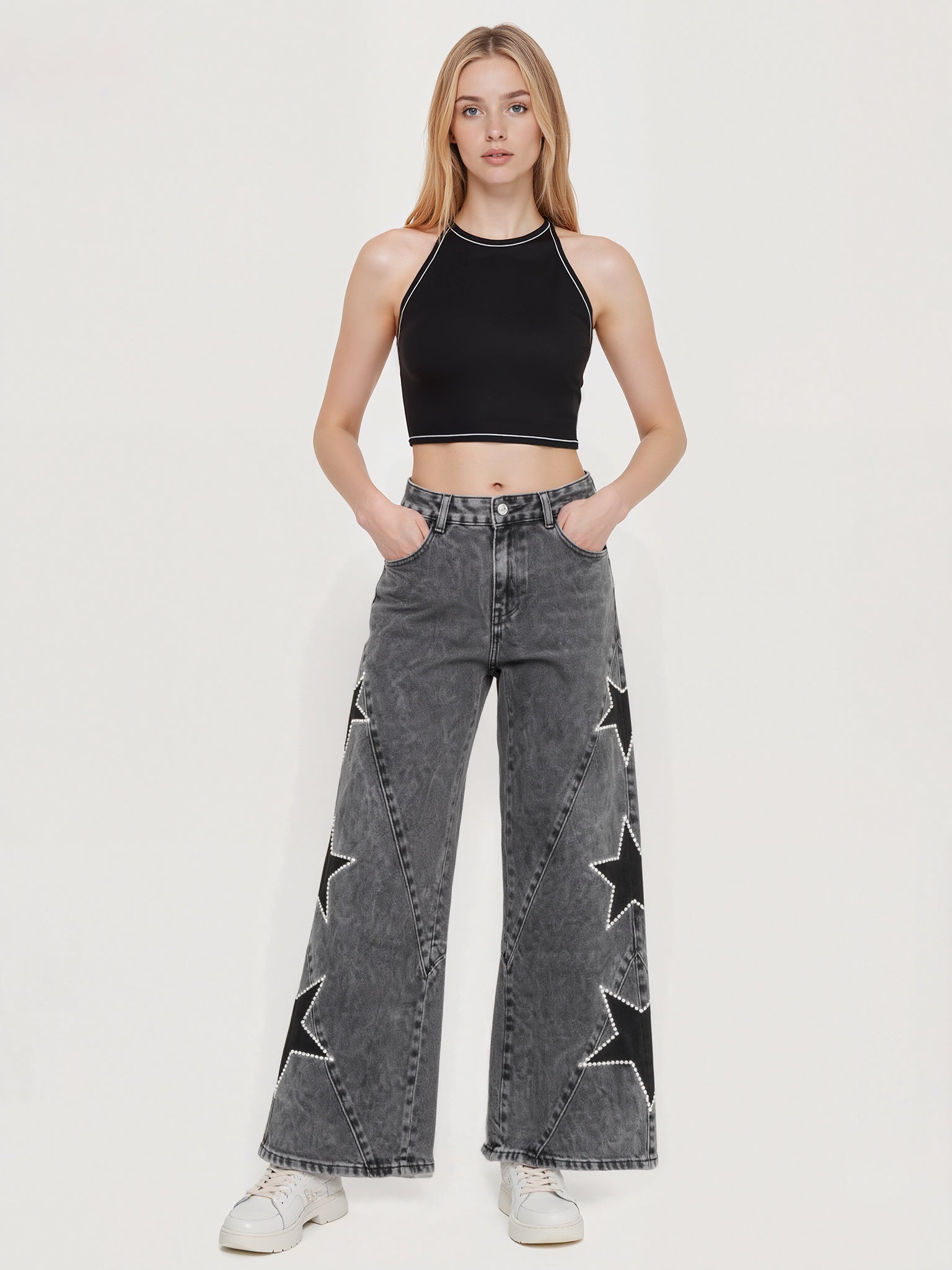 Rodeo Star Charcoal Denim Jeans
