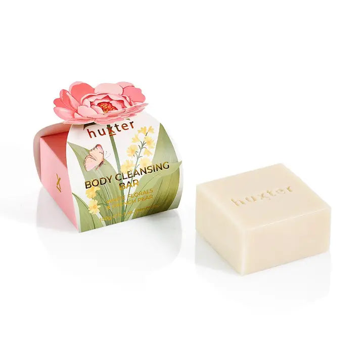 Body Cleansing Bar Gift Box - Peach Flower