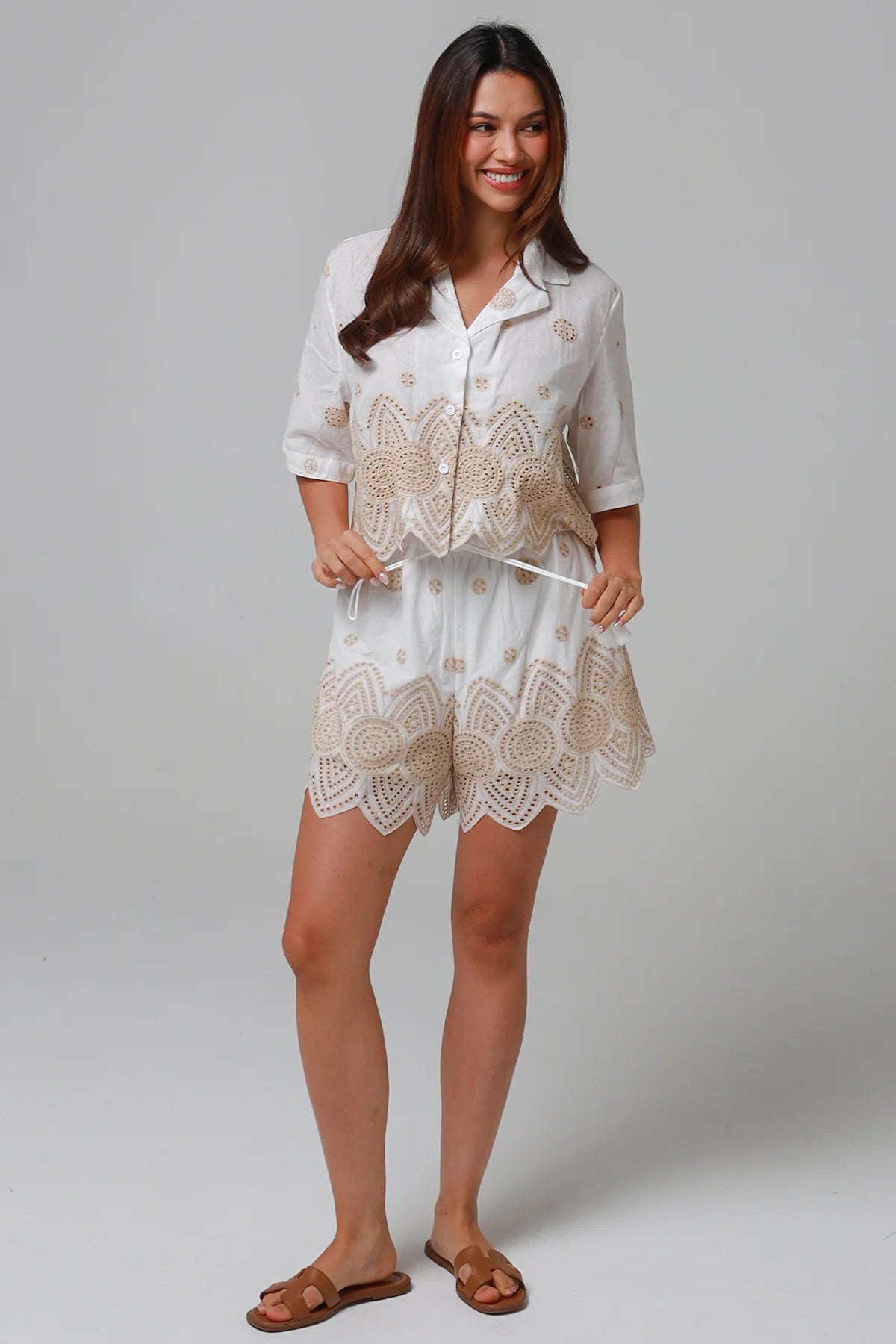 Sandswept Broderie Set