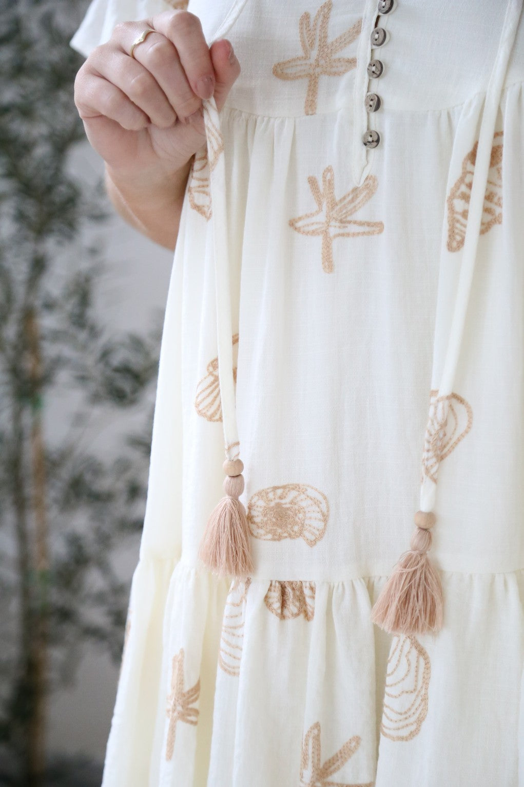 Chiara Short Dress Natural